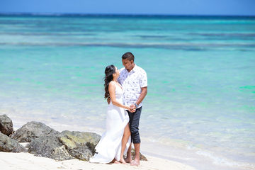 Couple portrait in Tobago by Karimah Clinton Media