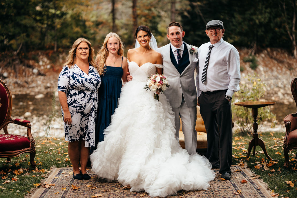 Family portrait with Heather and Brendan
