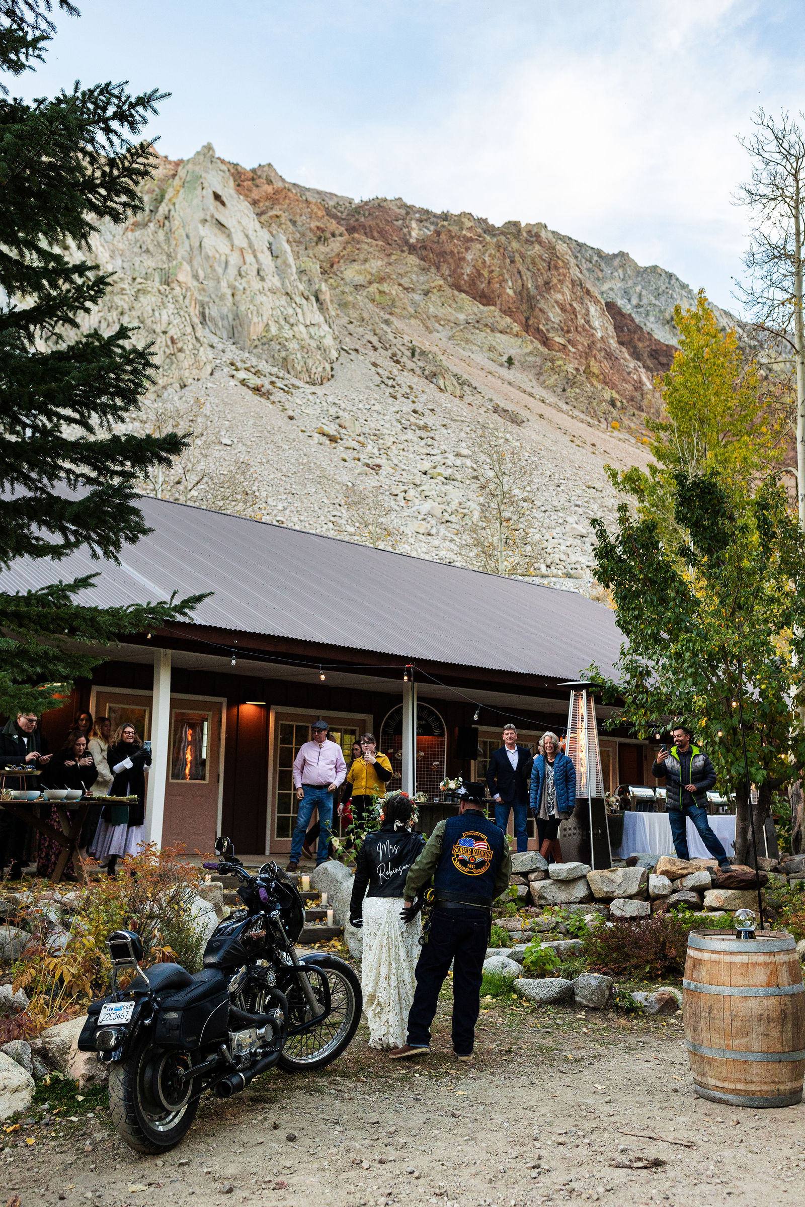 Cardinal Village Resort wedding venue near Bishop Creek in the Eastern Sierra portrait
