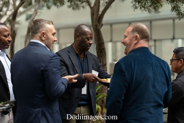 A&O Shearman mixer at 140 Montgomery photographed by Dodi Images