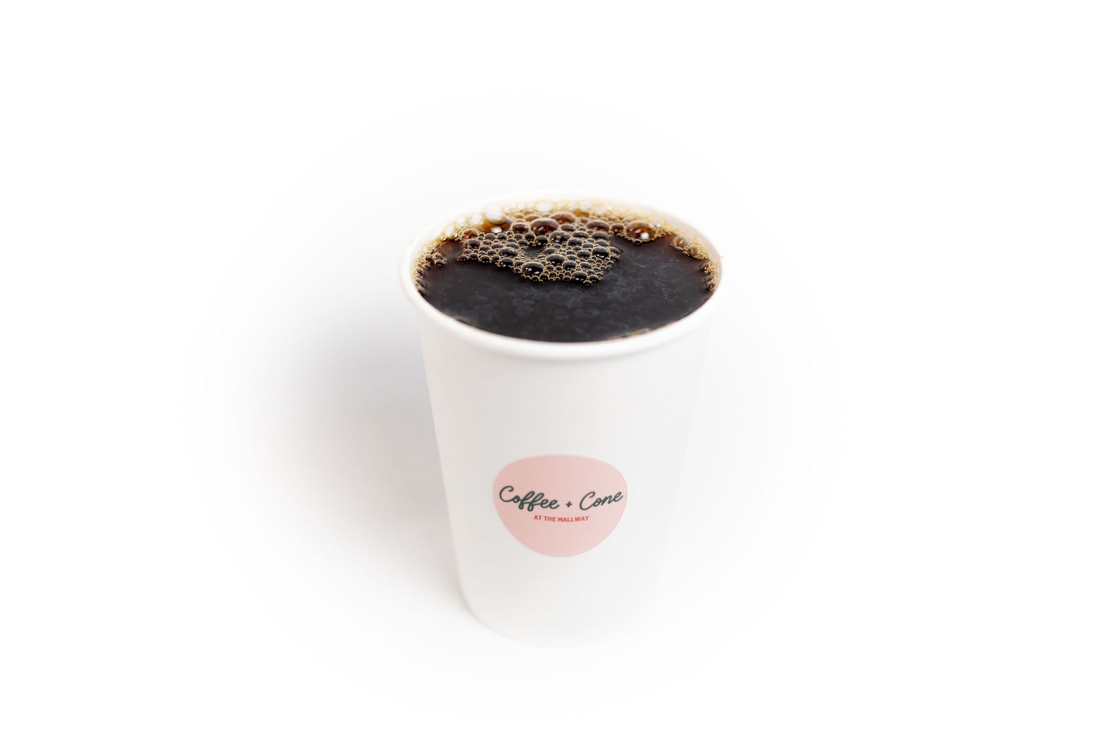 Coffee & Cone menu photography by Luke Leffel