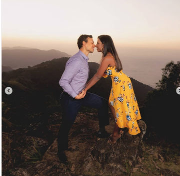 Editorial couple portrait at La Vigie by Karimah Clinton Media