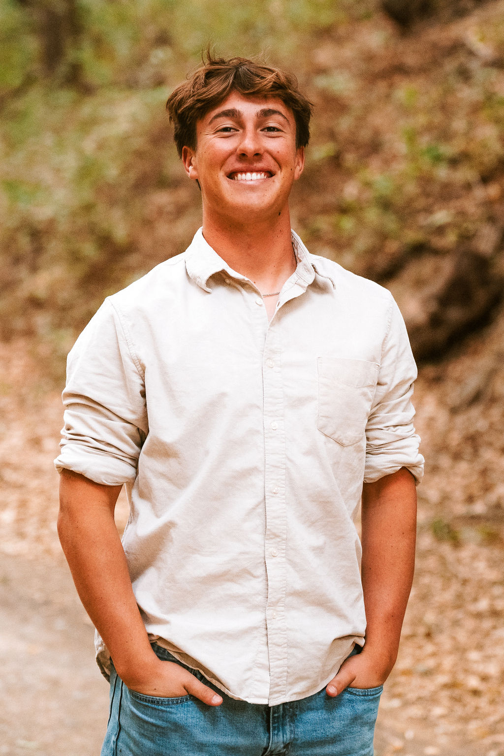 Senior in Arroyo Grande letterman jacket