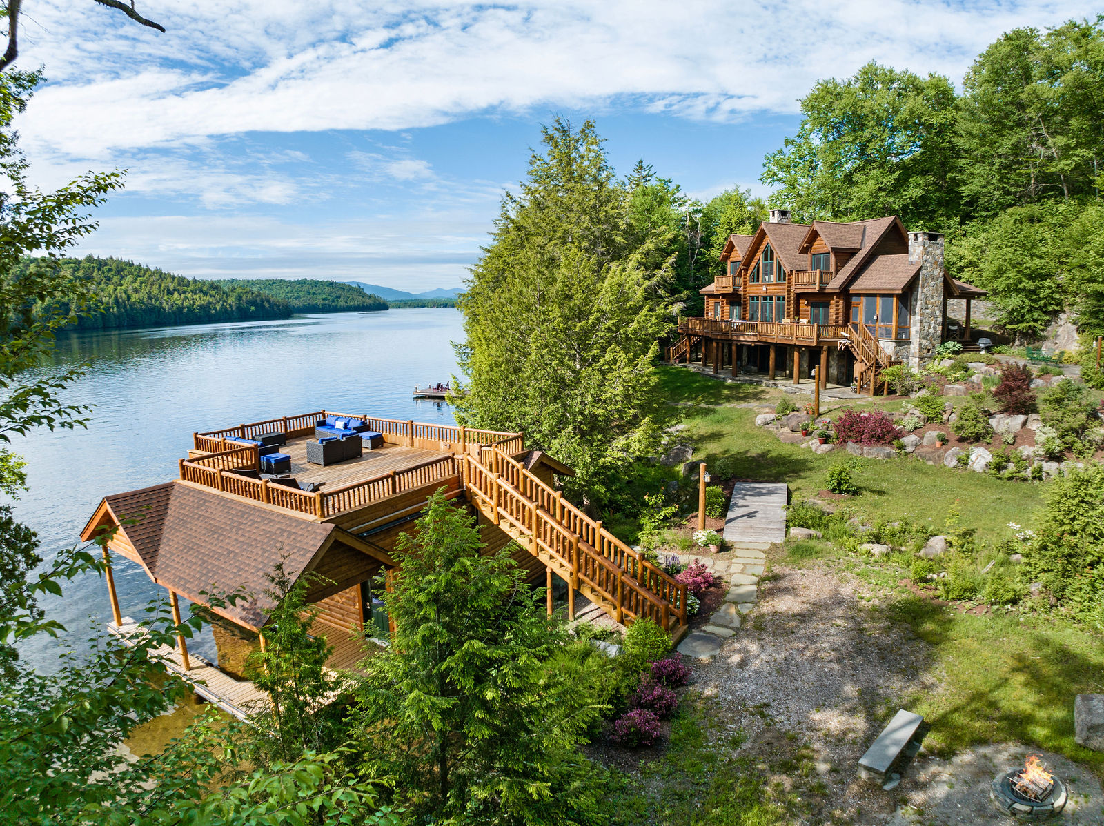 Heron Cove on Lake Placid Real Estate Photography for The Reynolds