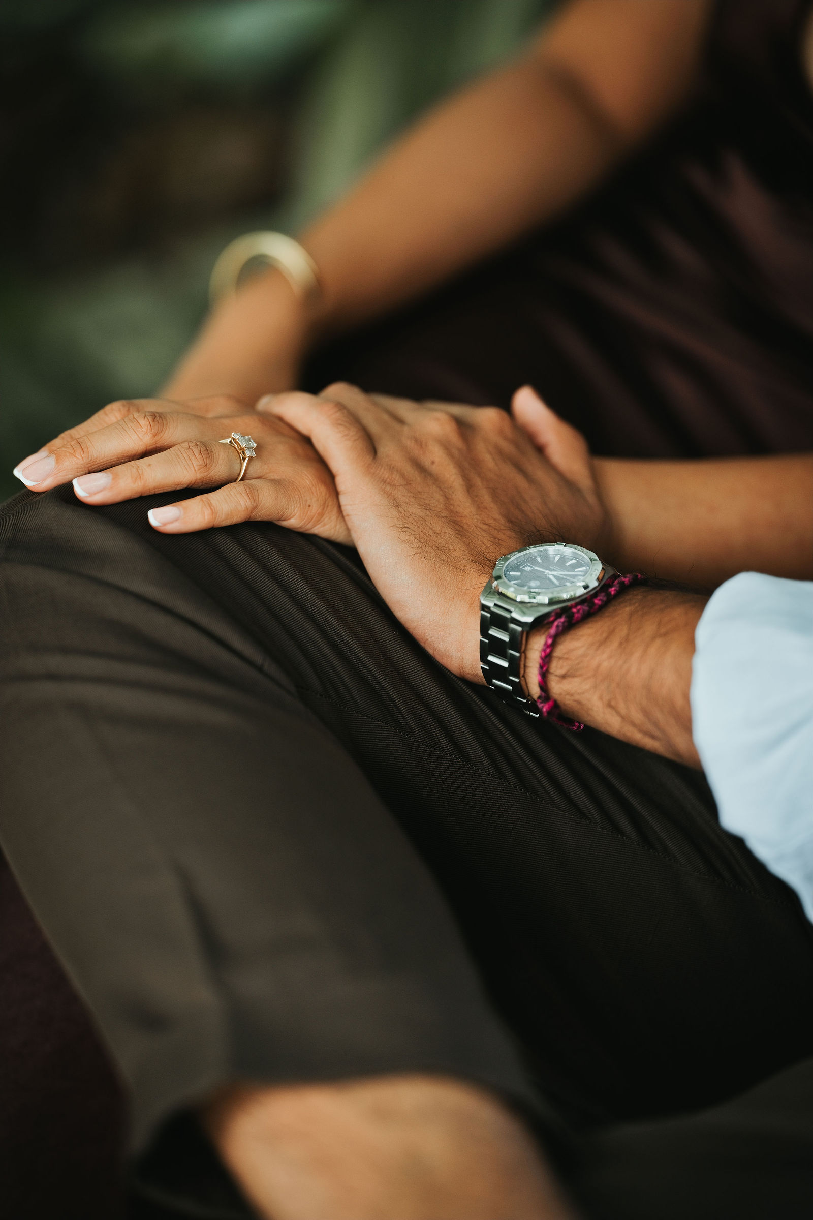 Suraj and Preshanti engagement shoot: Quiet Moments Together, photograph 3