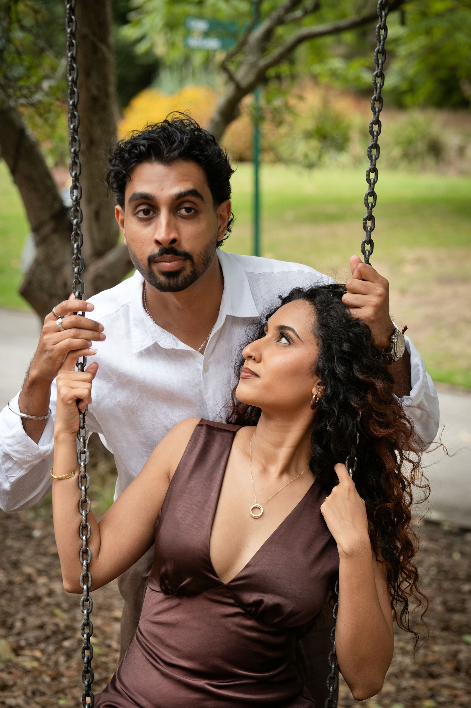 Suraj and Preshanti engagement shoot: A Little Playfulness, photograph 4