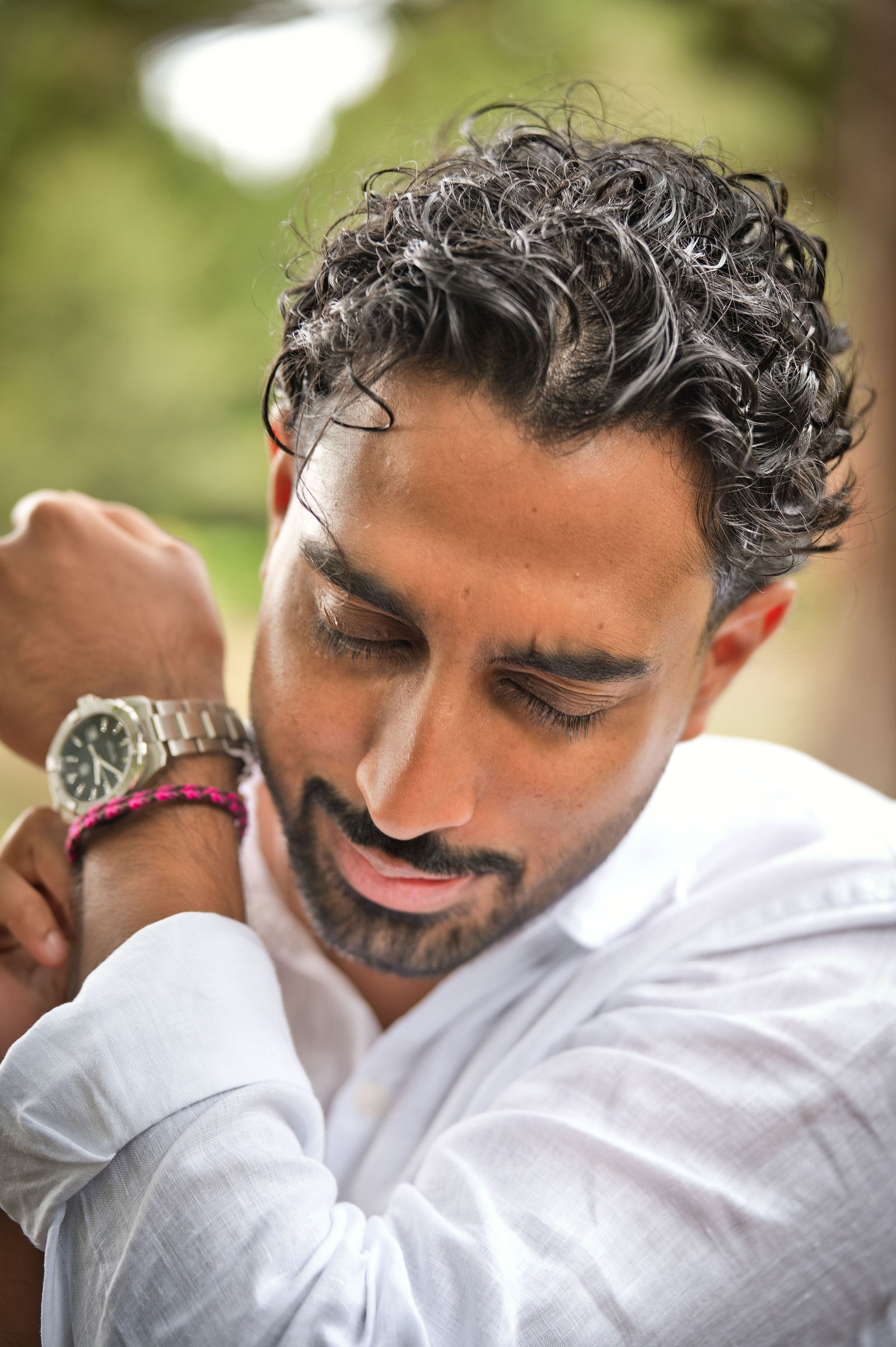 Suraj and Preshanti engagement shoot: Individual Portraits, photograph 4