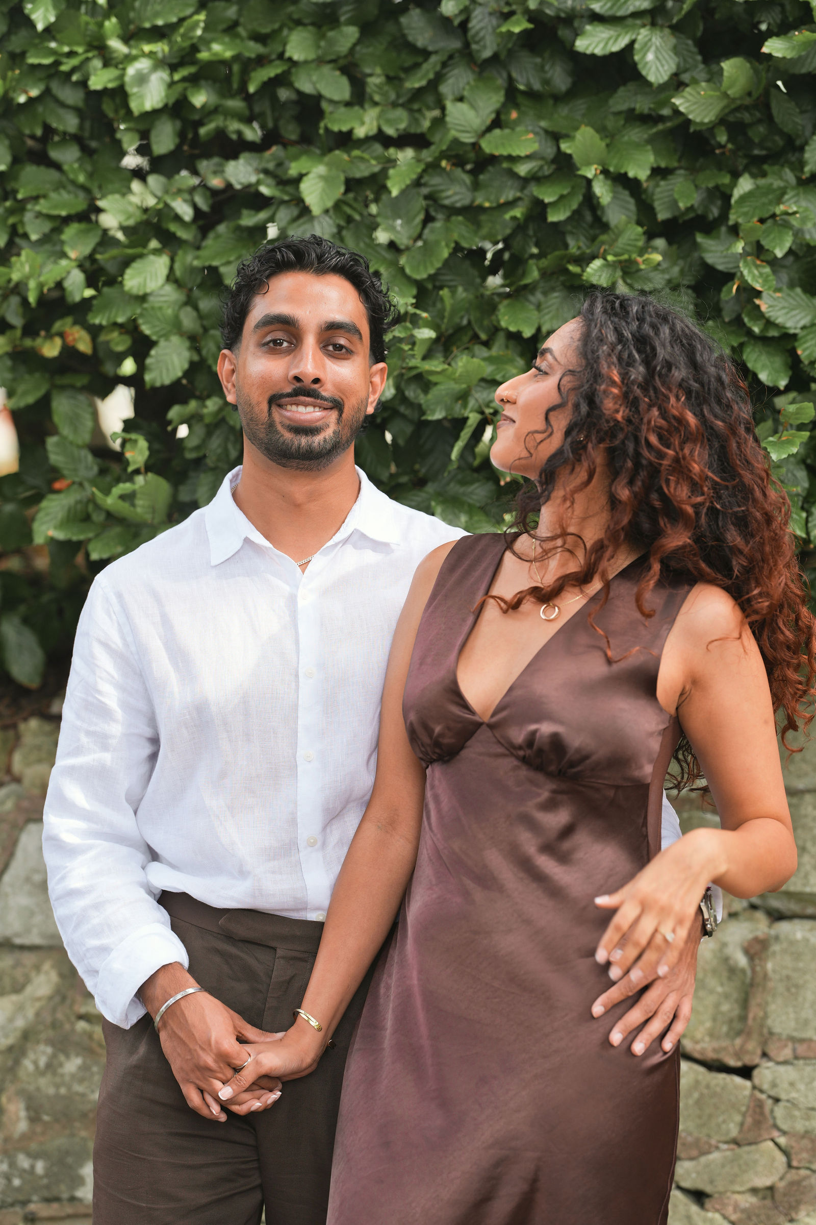 Suraj and Preshanti engagement shoot: Garden Beginnings, photograph 6