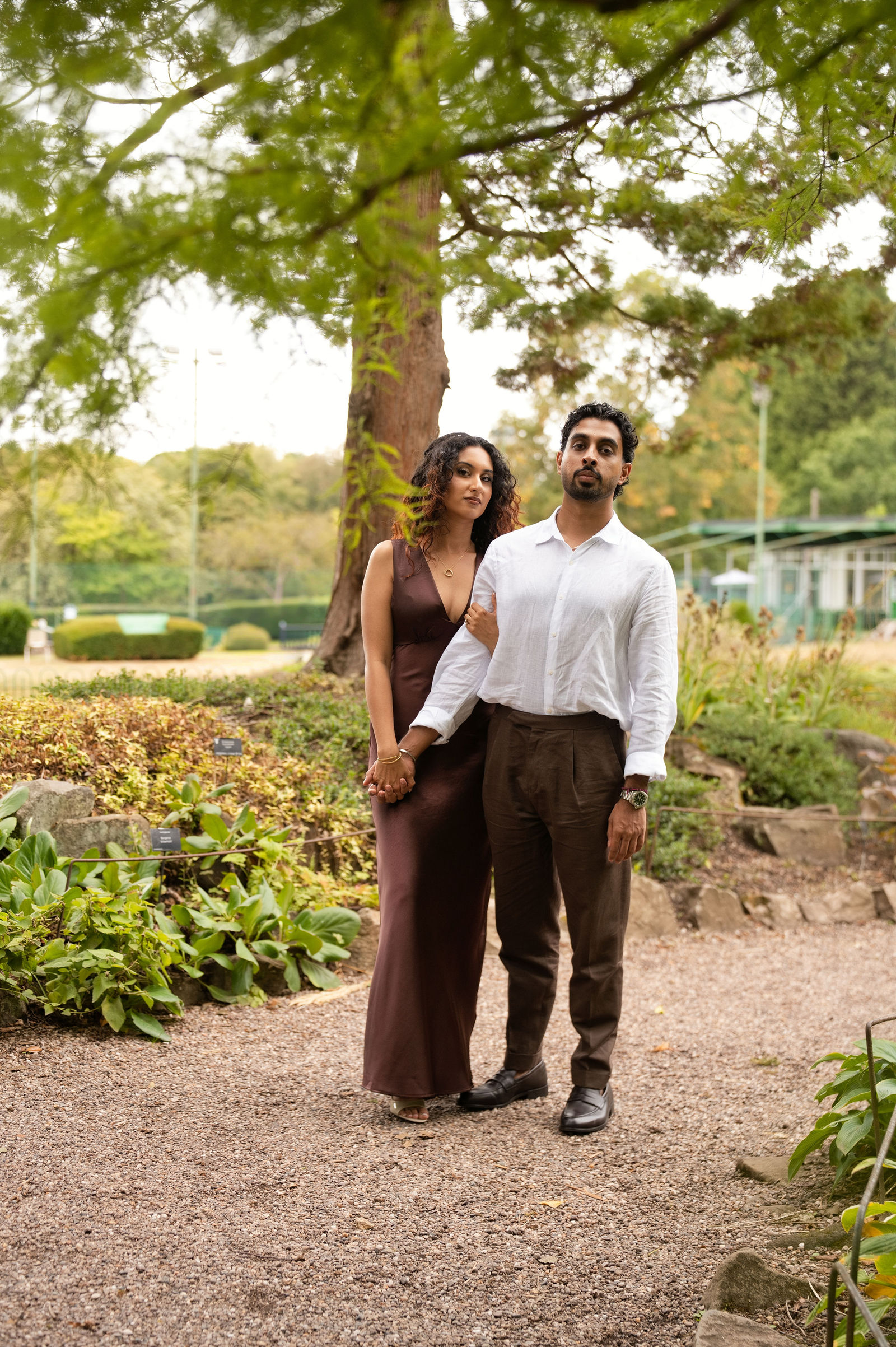 Suraj and Preshanti engagement shoot: Garden Beginnings, photograph 5