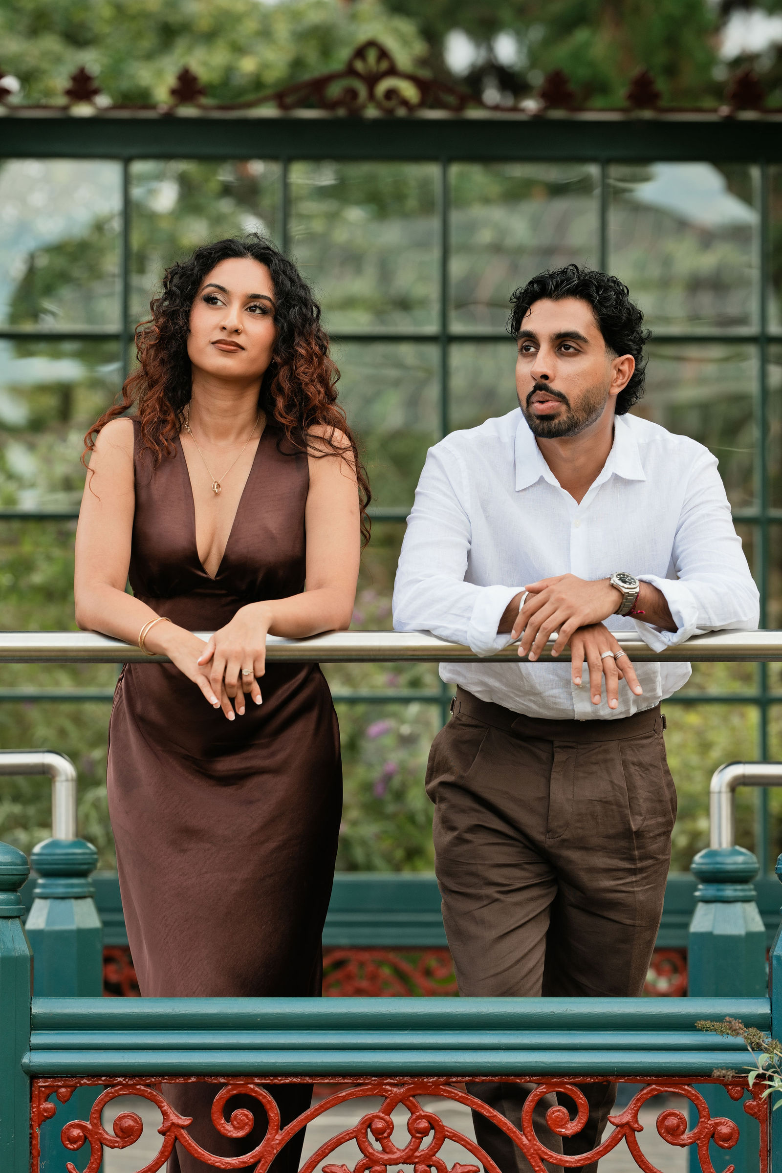 Suraj and Preshanti engagement shoot: The Bandstand & Open Lawns, photograph 2