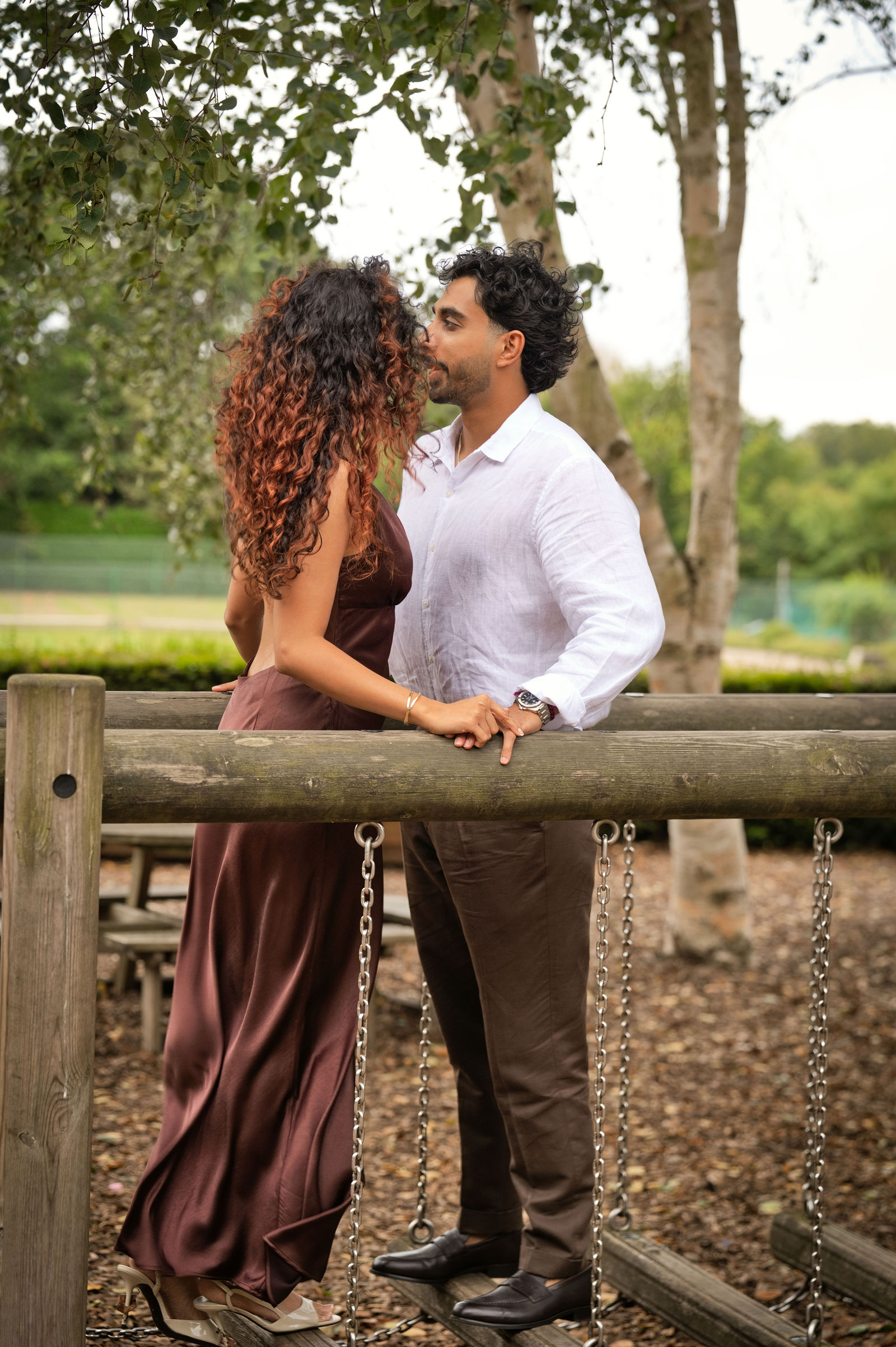 Suraj and Preshanti engagement shoot: A Little Playfulness, photograph 6