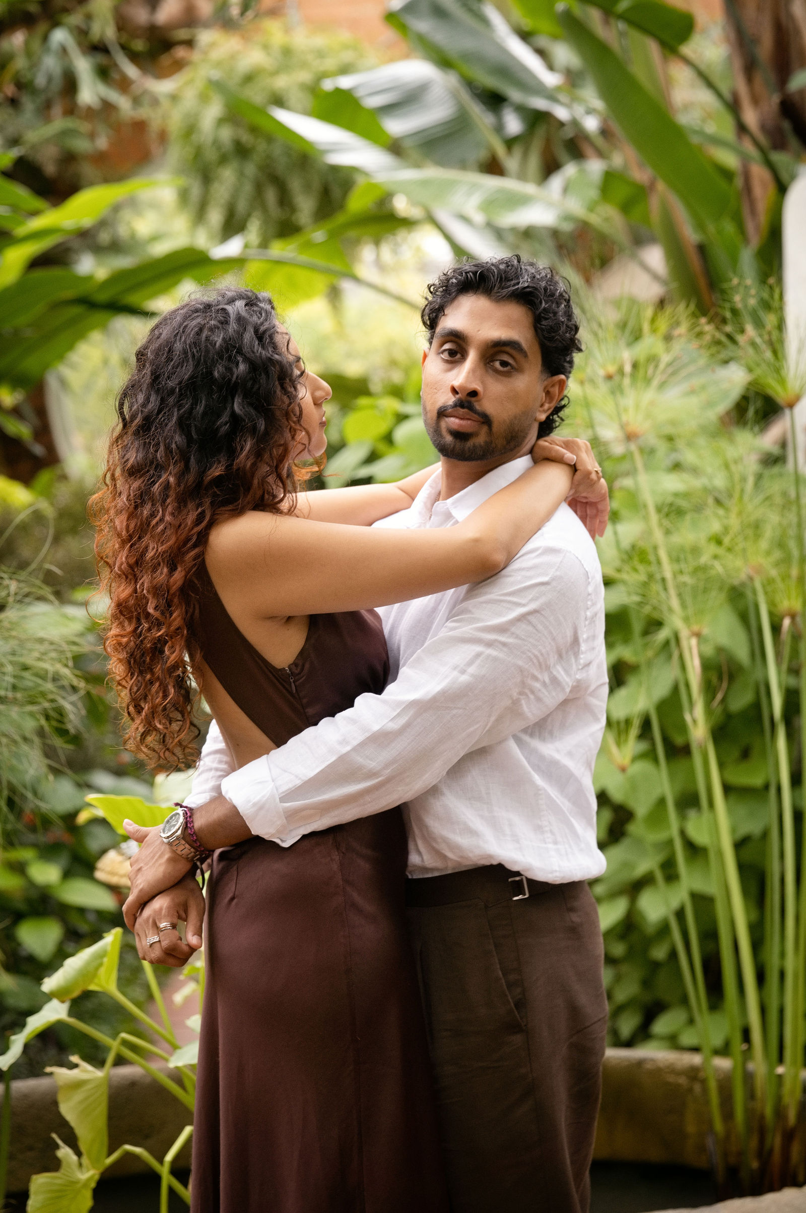 Suraj and Preshanti engagement shoot: Inside the Glasshouse, photograph 2