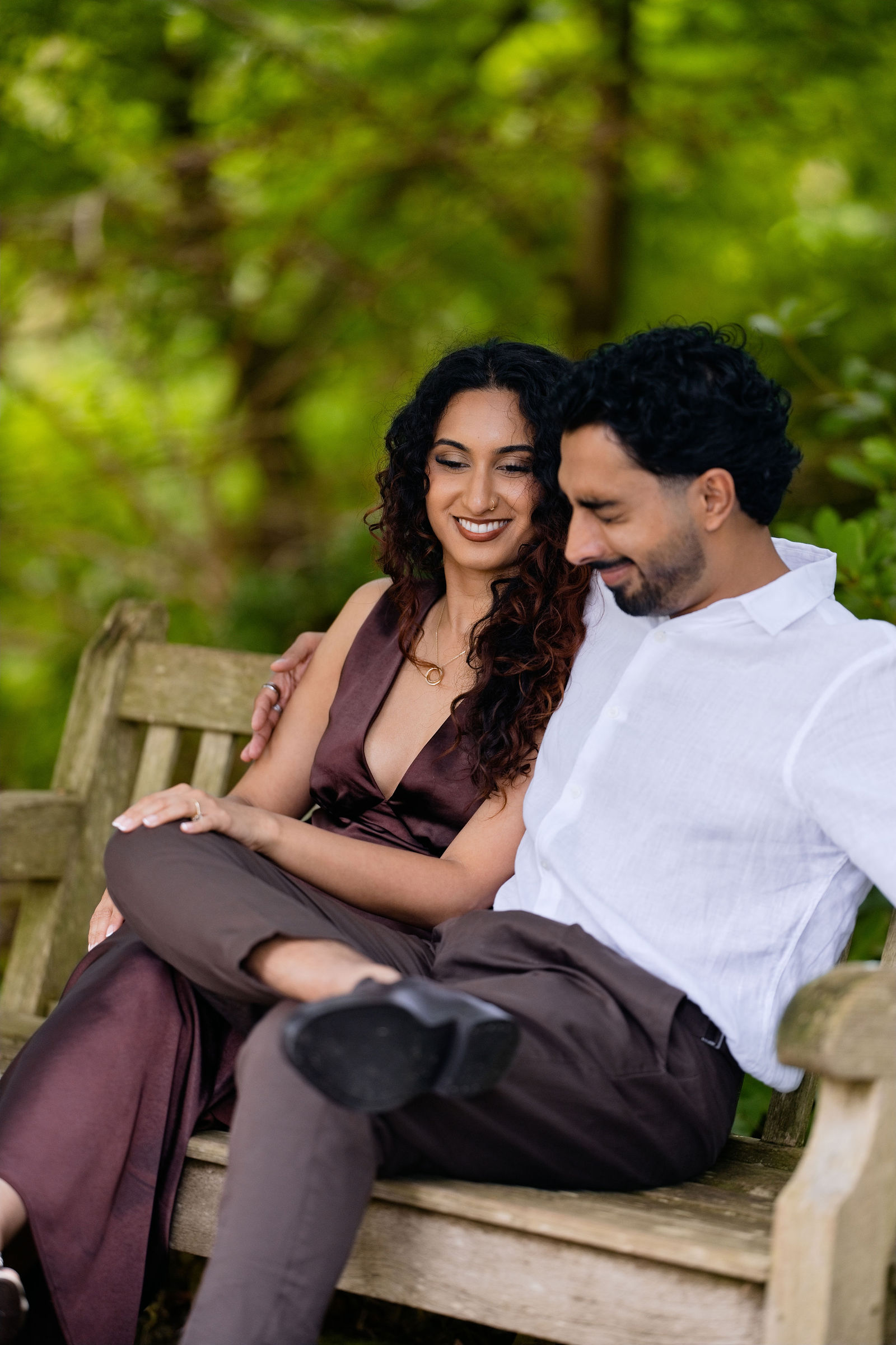 Suraj and Preshanti engagement shoot: Quiet Moments Together, photograph 2