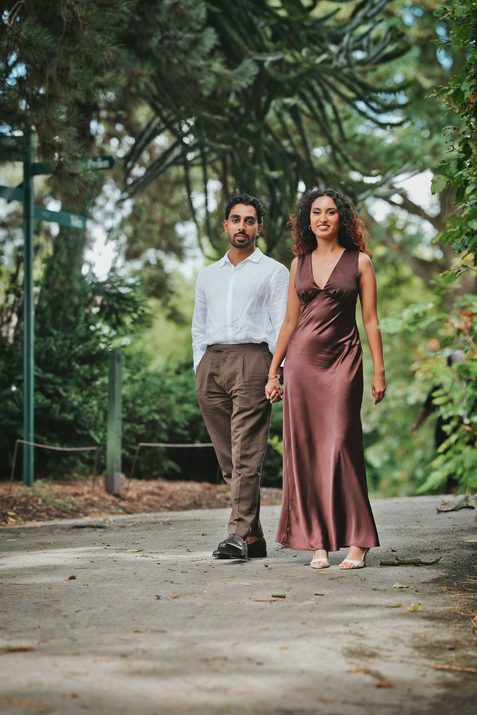 Suraj and Preshanti engagement shoot: Garden Beginnings, photograph 1