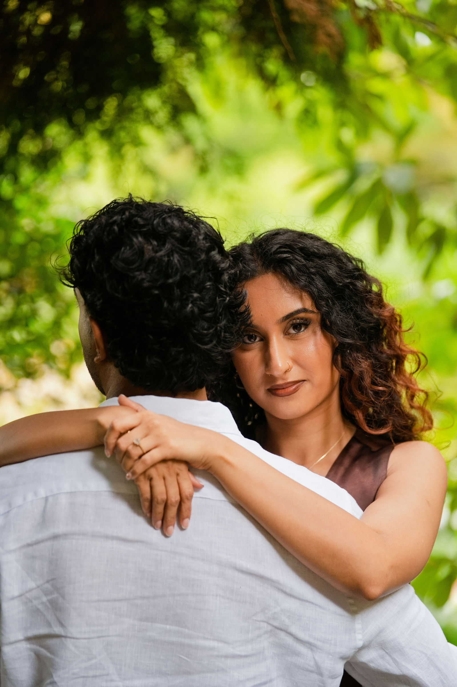 Suraj and Preshanti engagement shoot: Garden Beginnings, photograph 4