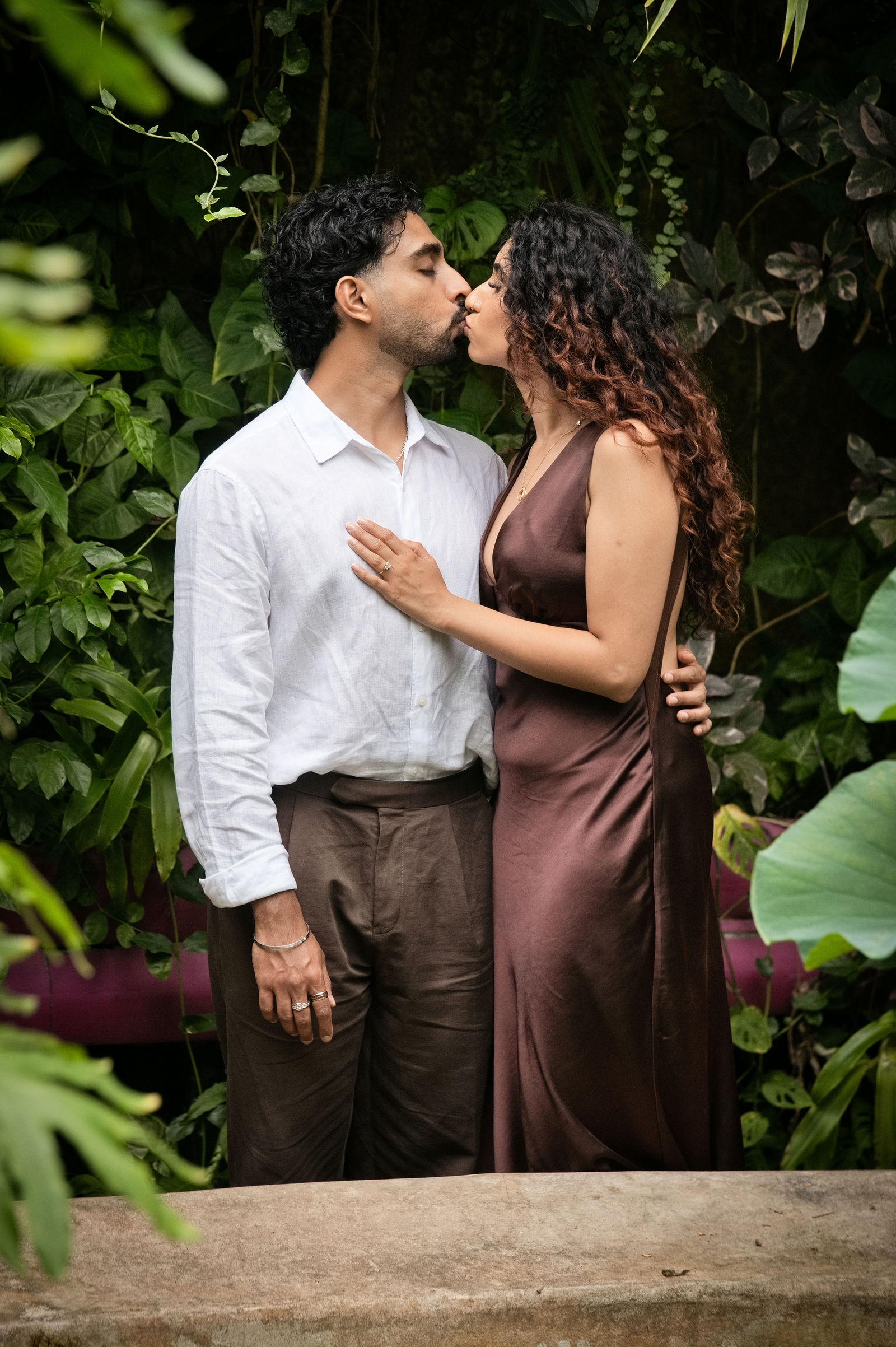 Suraj and Preshanti engagement shoot: Inside the Glasshouse, photograph 4