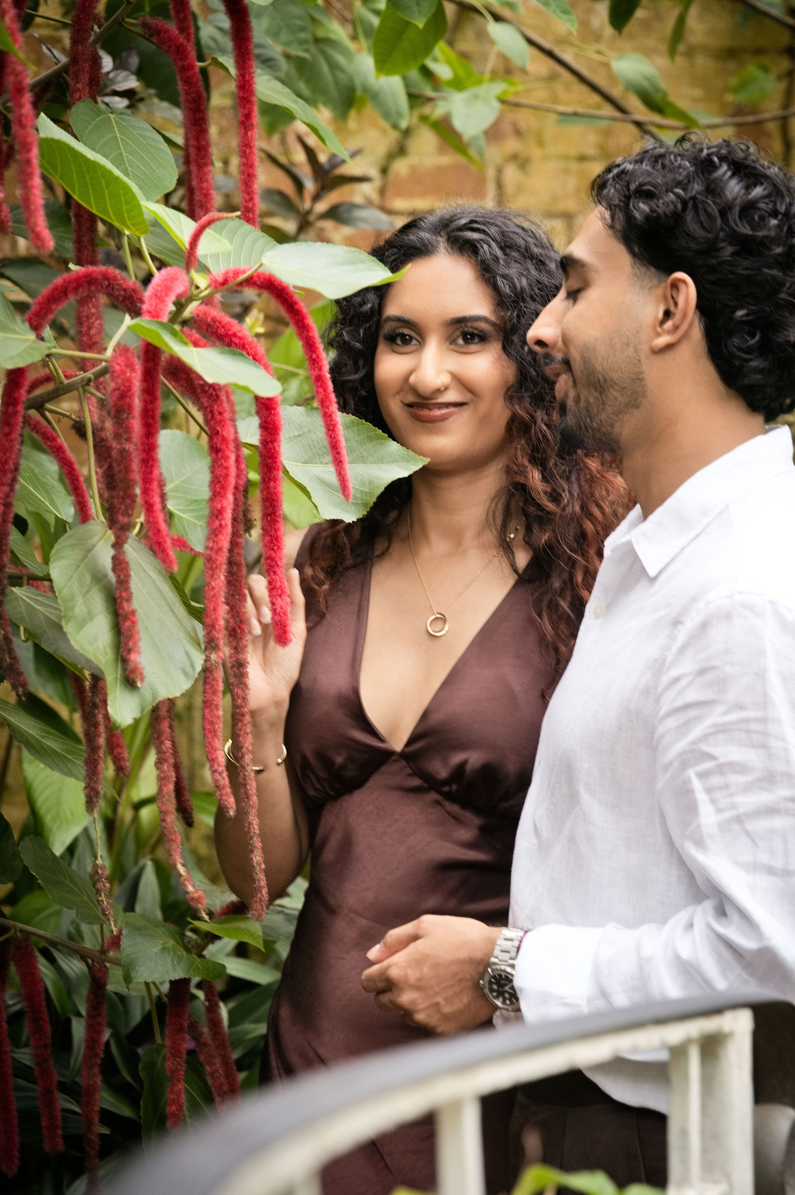 Suraj and Preshanti engagement shoot: Inside the Glasshouse, photograph 6