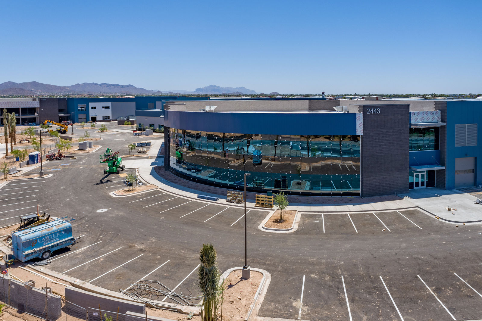 Falcon Field Hangars by HawkView Aerial Solutions