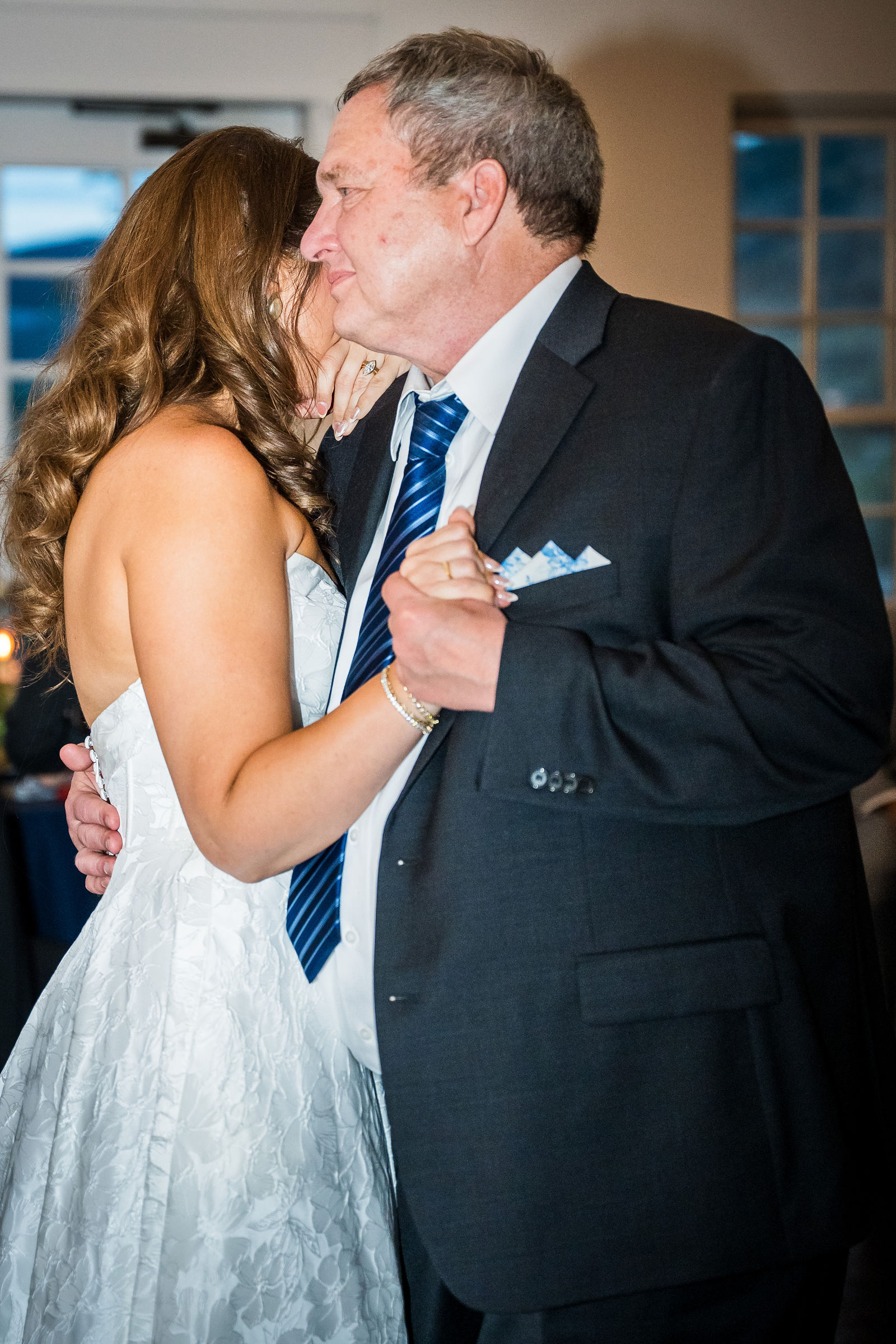 Father daughter dance at a Manor House wedding in Littleton
