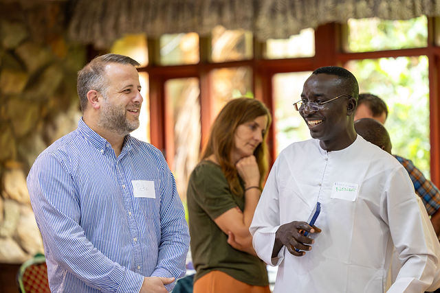 Ministry partners in conversation at the Kenya gathering