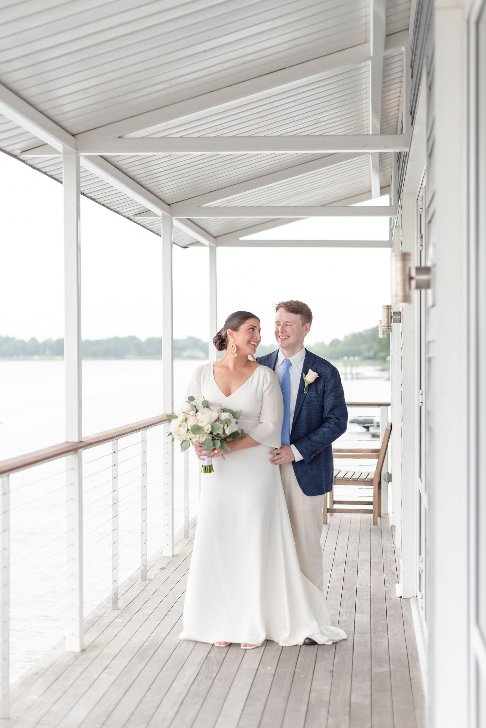 Madeleine + Connor // Summer Microwedding at Shenorock Shore Club in