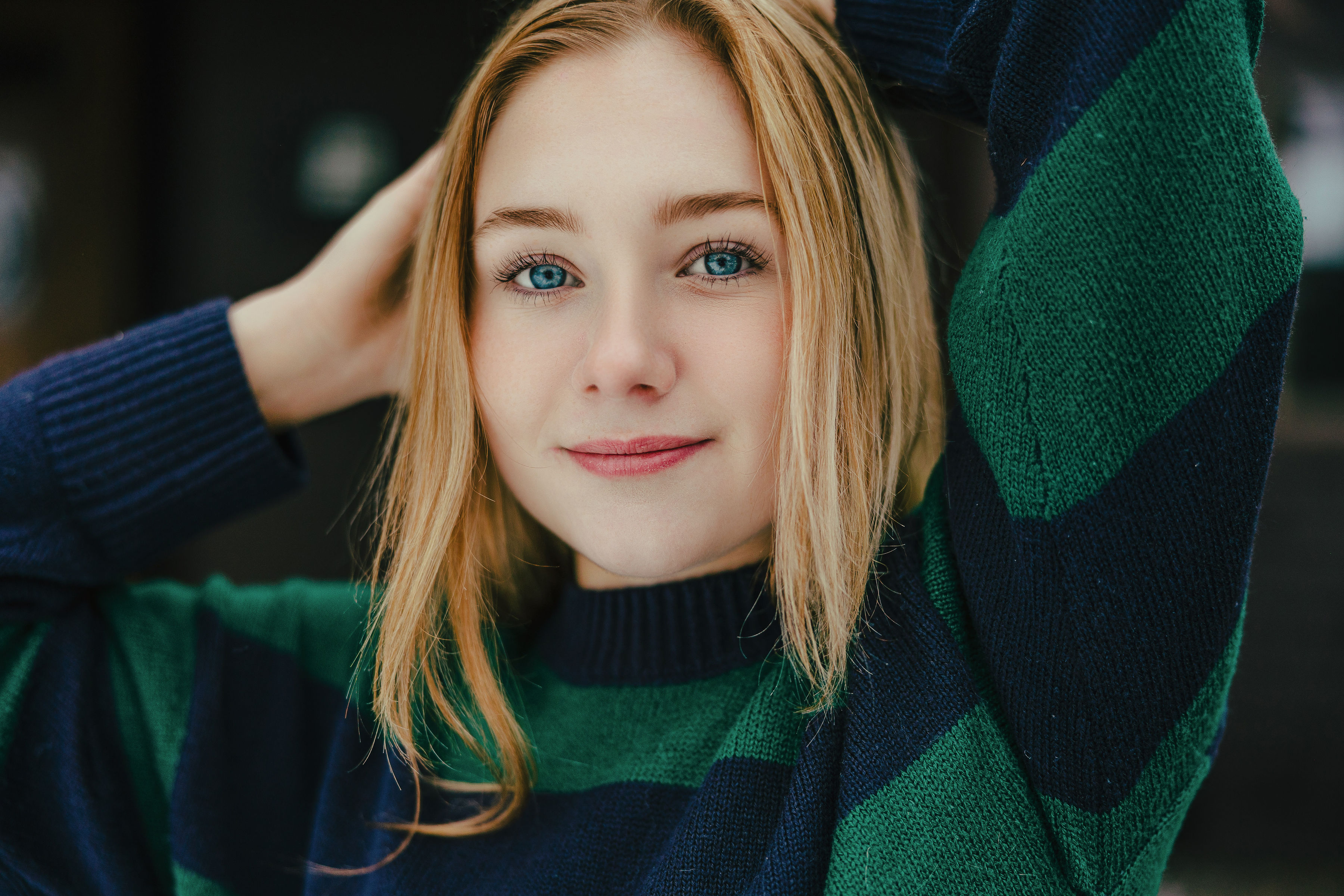 Audrey's Winter Senior Portraits at Northwood School Lake Placid, NY