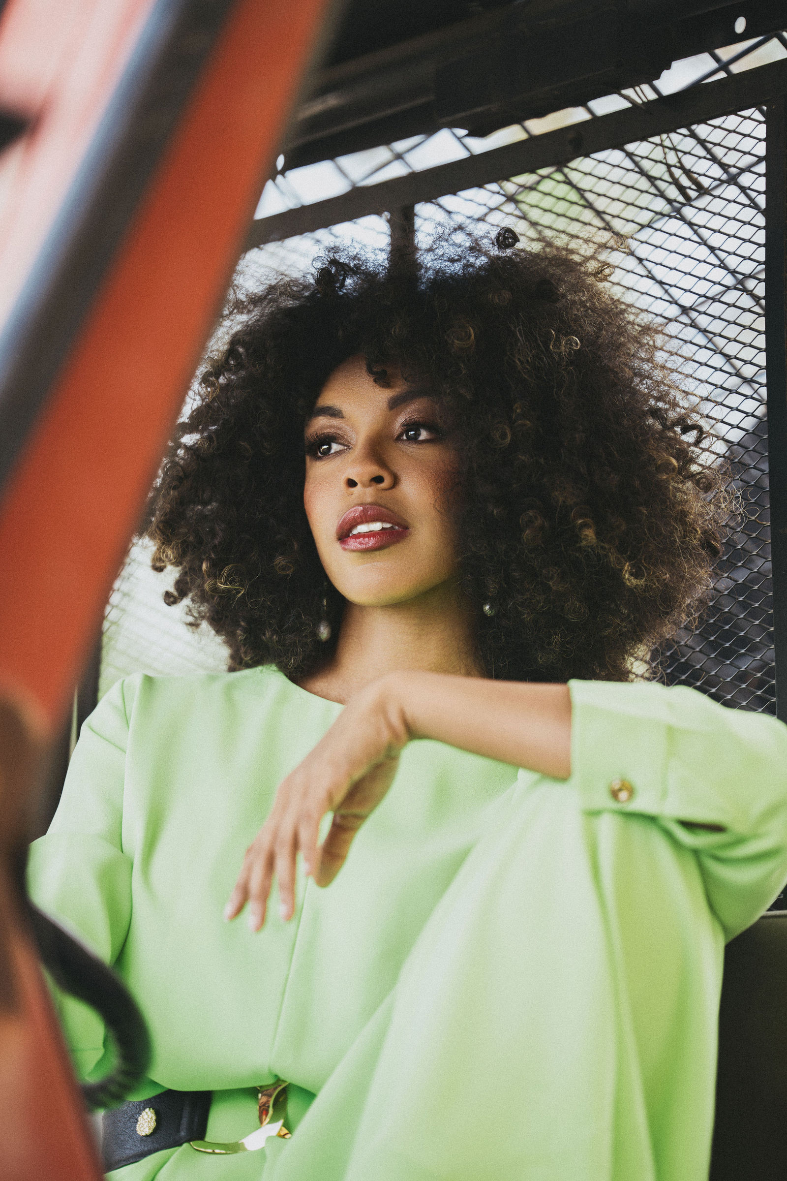 Bold creative portrait photographed throughout Las Vegas
