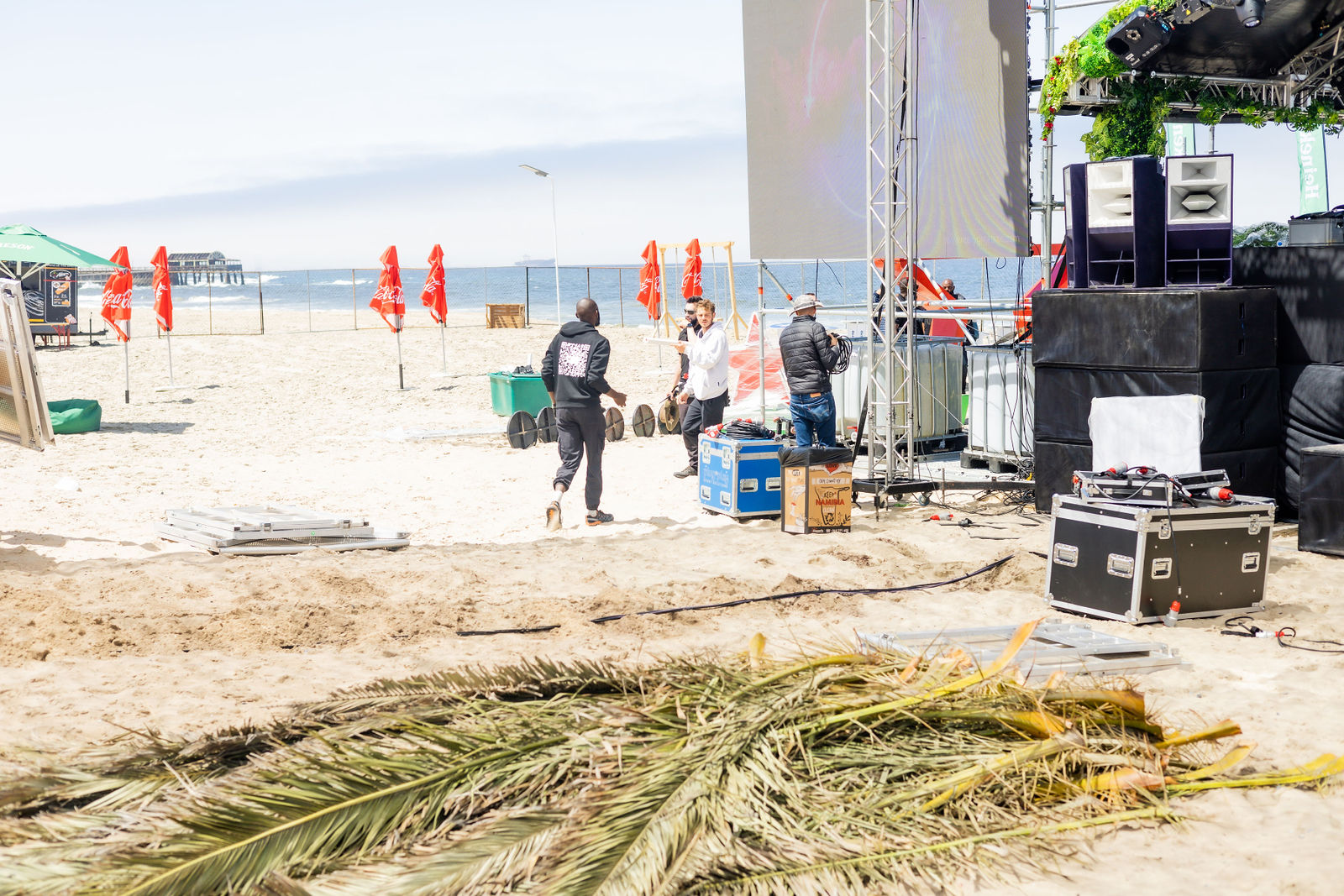 Festival production Namibia – Plug & Play lighting rig and stage setup