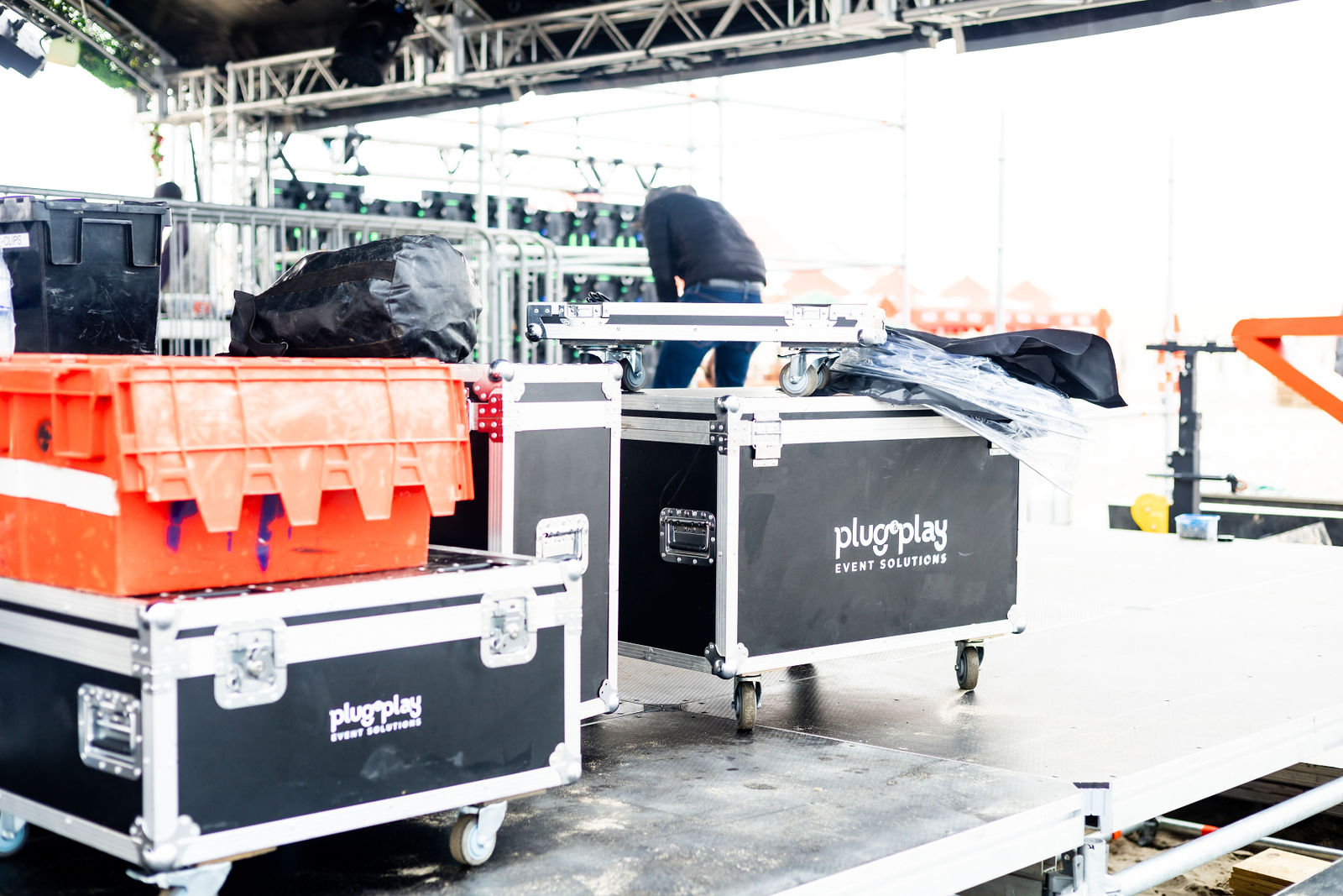 Plug & Play Event Solutions – professional sound and AV production at a live event in Namibia