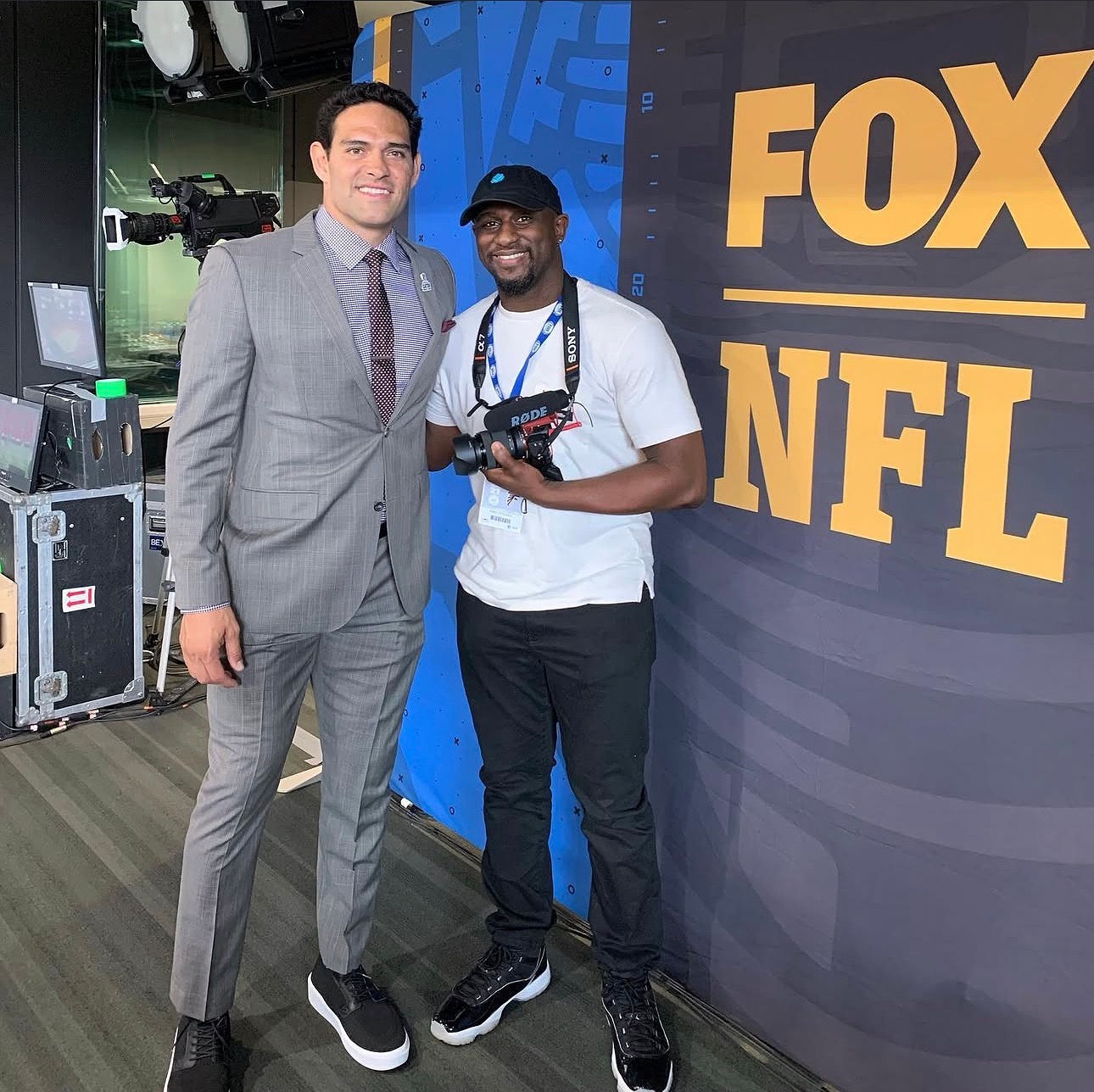 Wes with Mark Sanchez