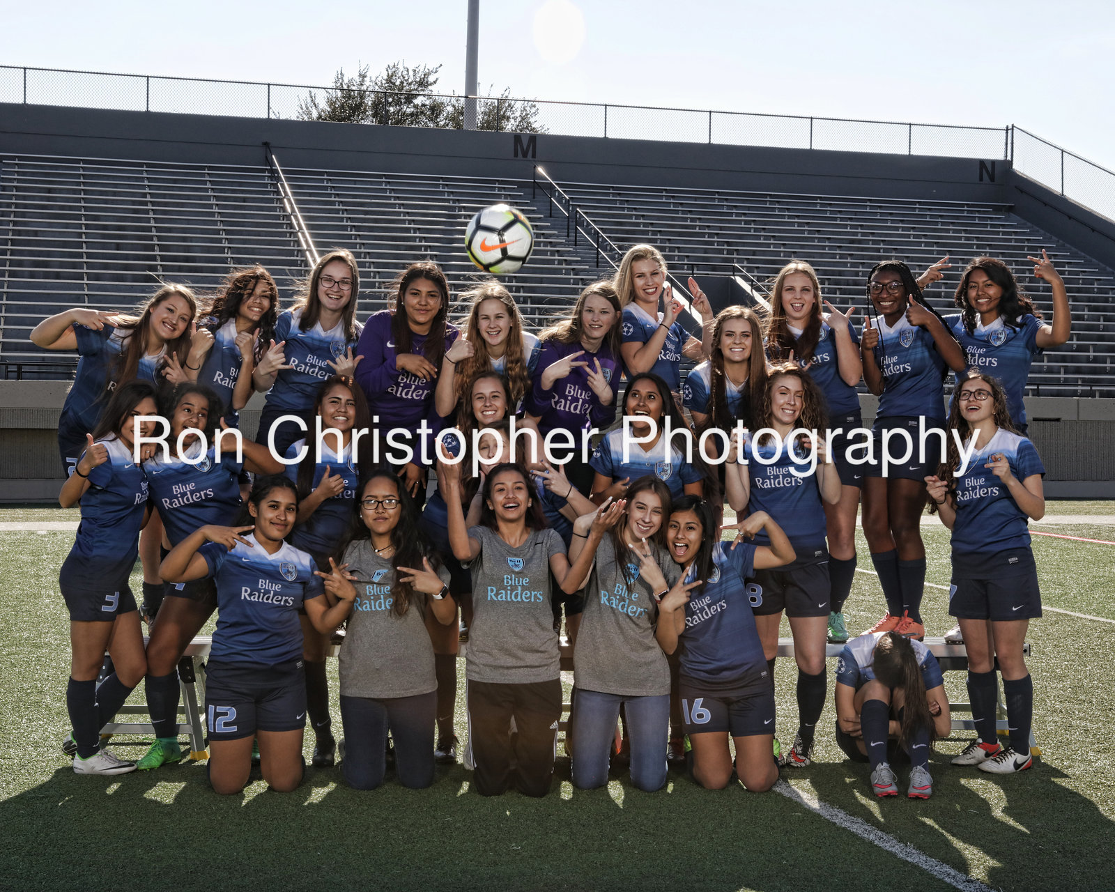 L.D. Bell JV Soccer 2018 by Ron Christopher Photography