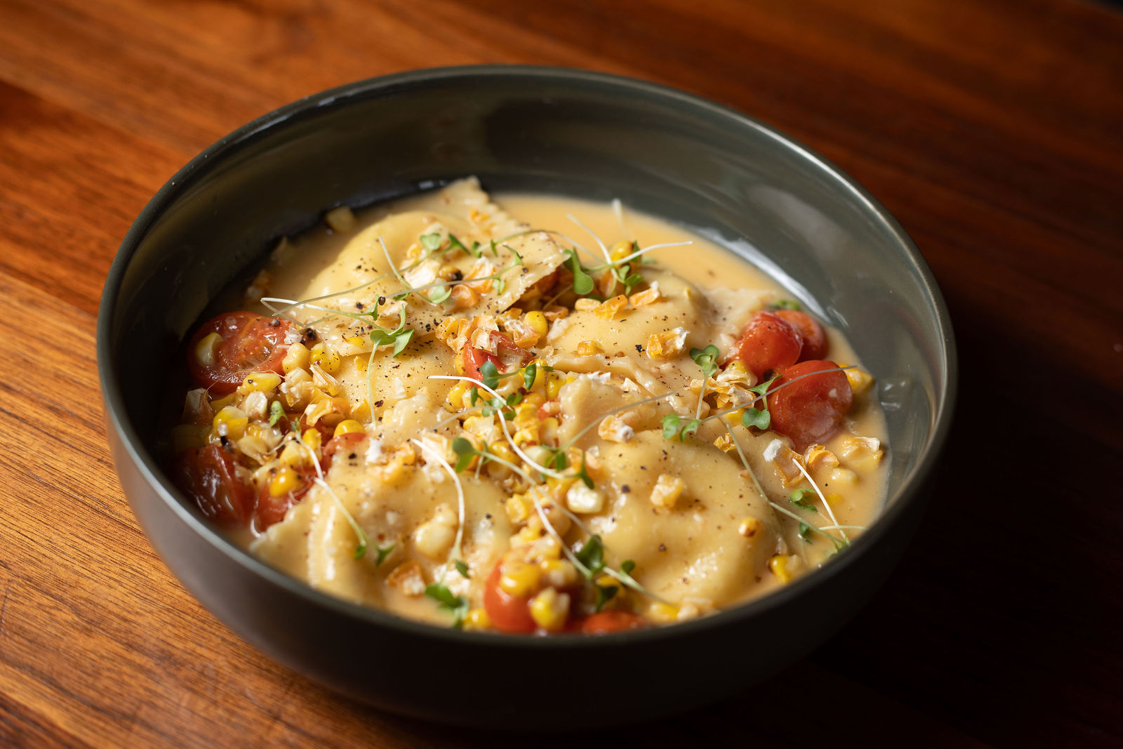 Sycamore menu photography by Luke Leffel