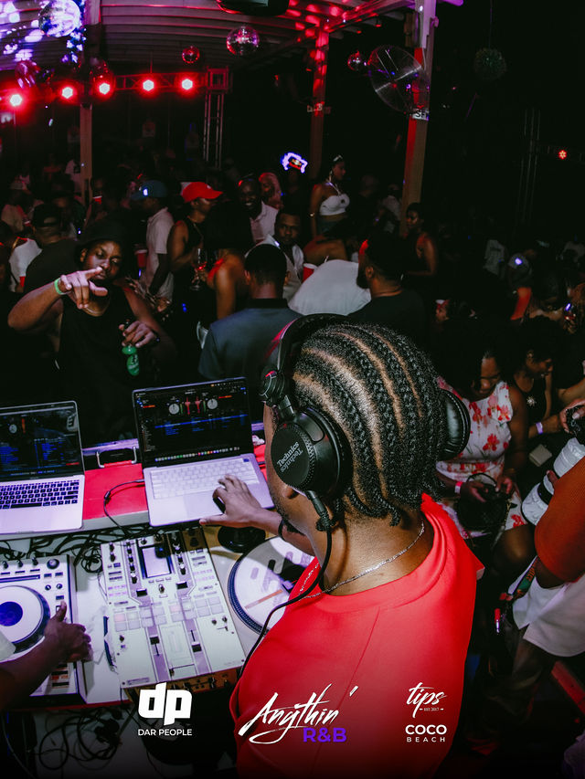 DJ and crowd at Anythin’ R&B, April 2026