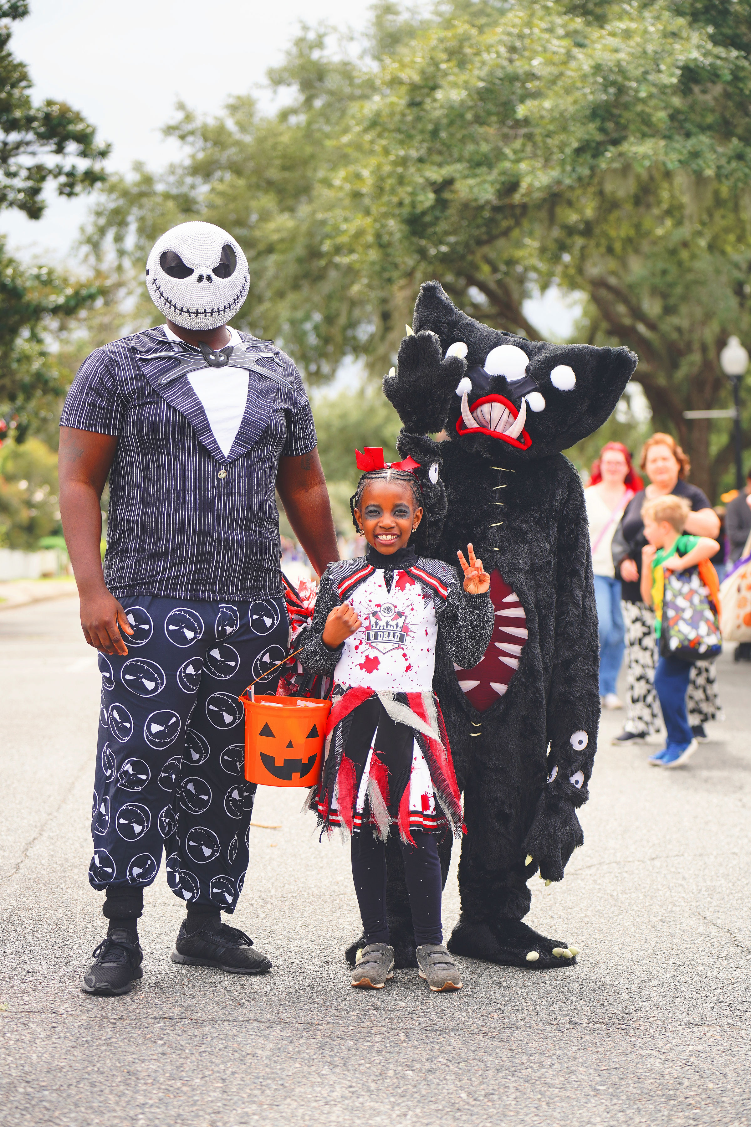 Halloween costumes at the 2026 St. Marys Scarecrow Stroll