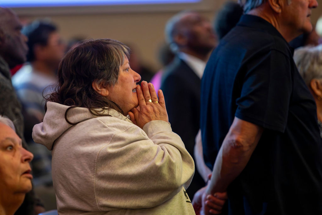 A guest moved during worship