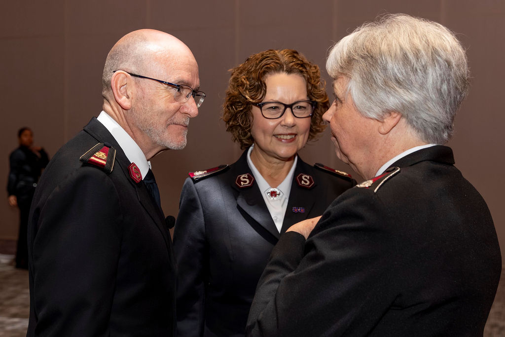 The Salvation Army’s International Leaders’ Rally, old friends, warm greetings