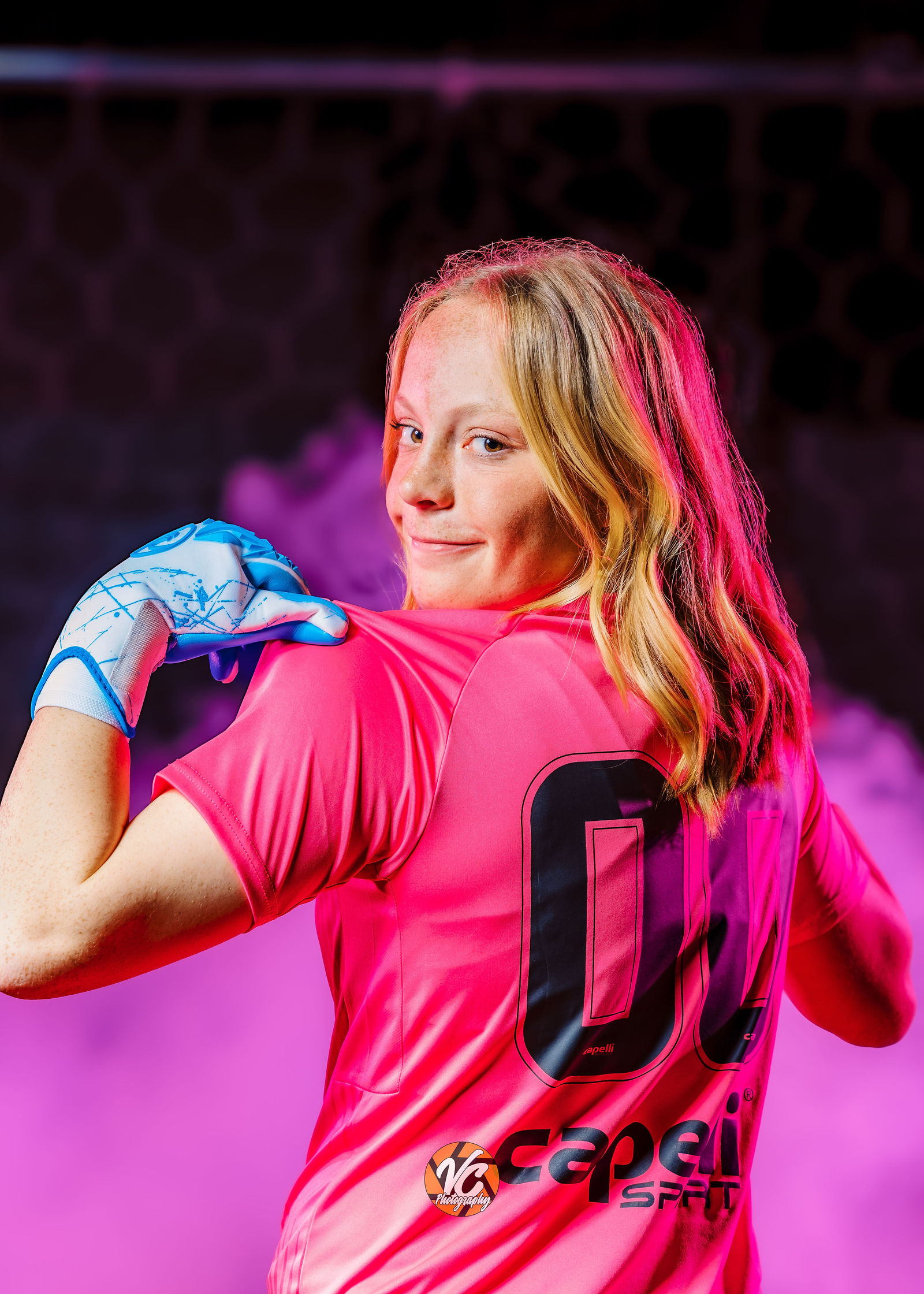 Austin soccer media day portrait for FC Westlake athlete Alex Andrews