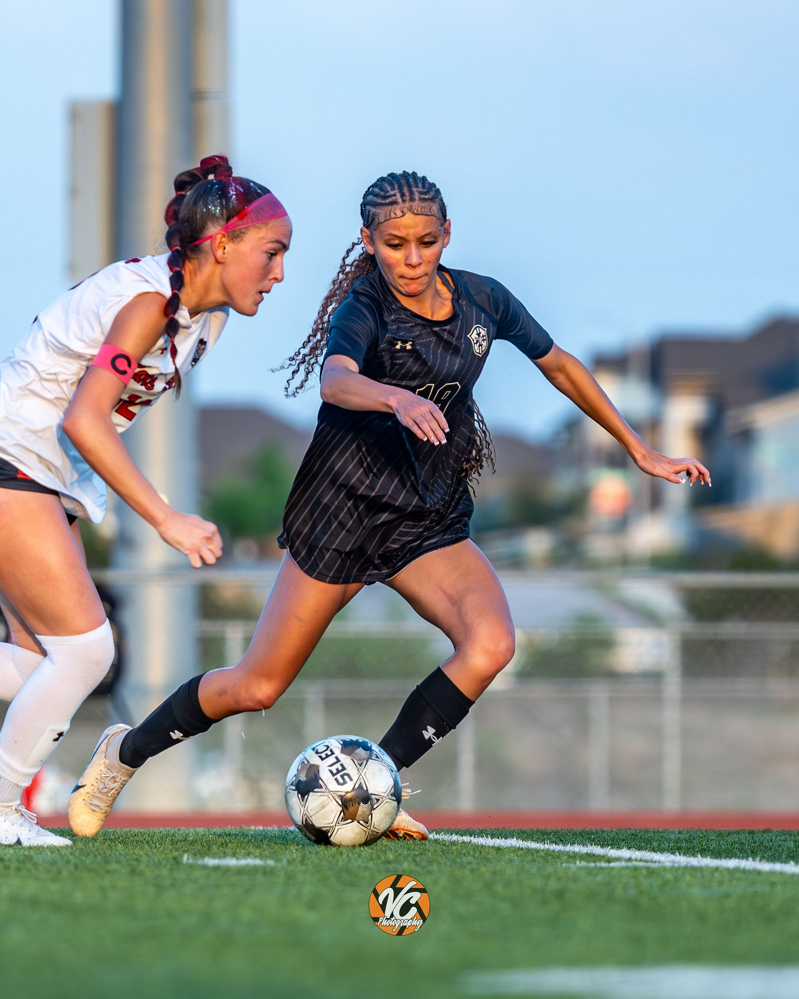 Cinematic soccer action photography for Johnson Jaguars vs LTHS