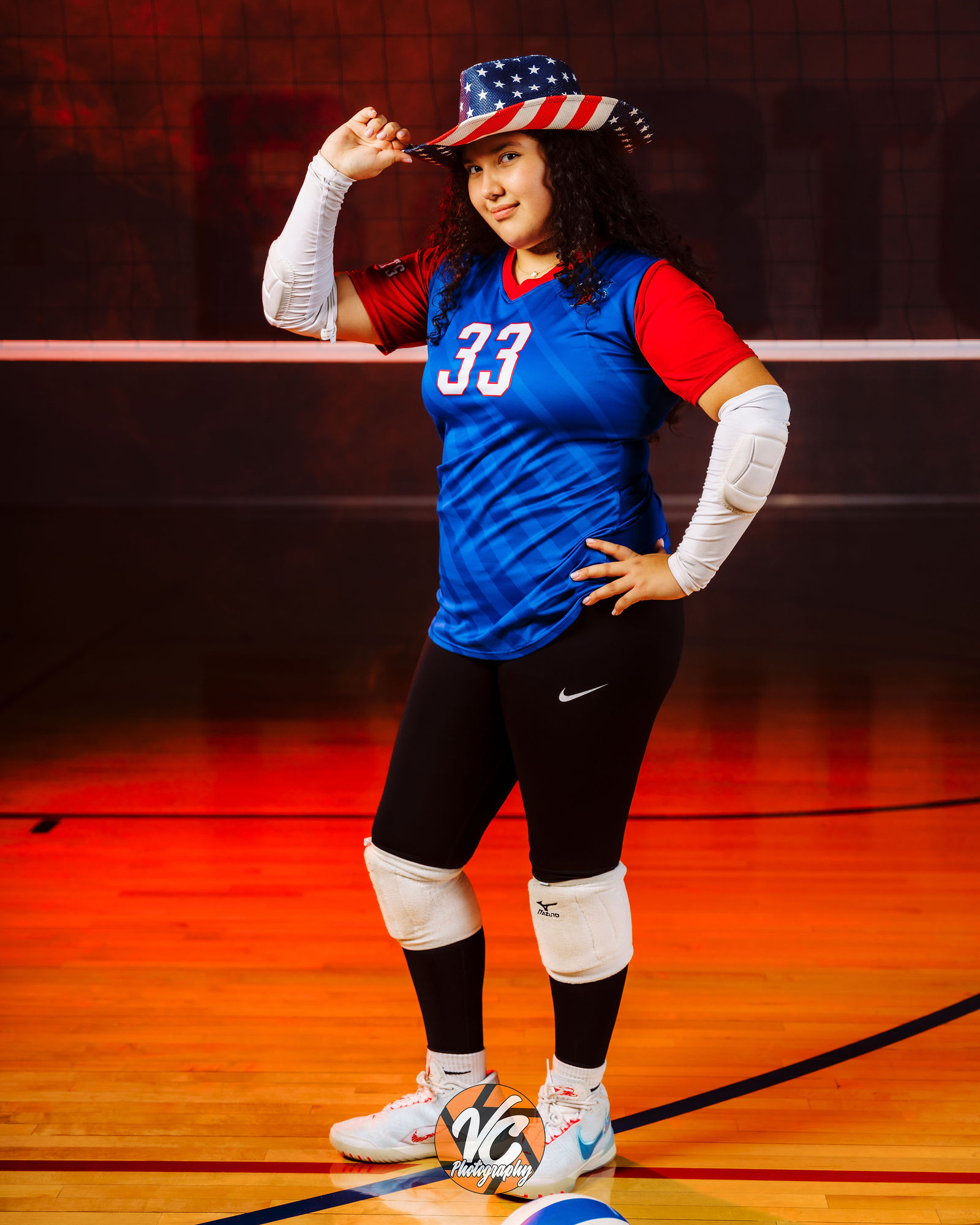 Kyle Texas middle school volleyball portrait created with cinematic lighting and athlete-focused direction