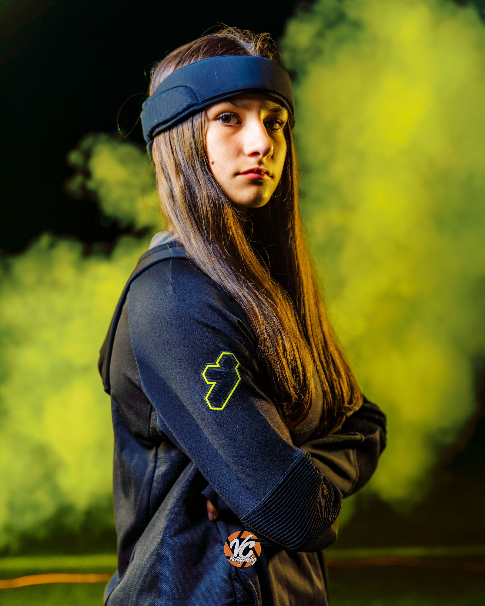 Round Rock soccer athlete branding image created for Kendell Baker and her Storelli sponsorship