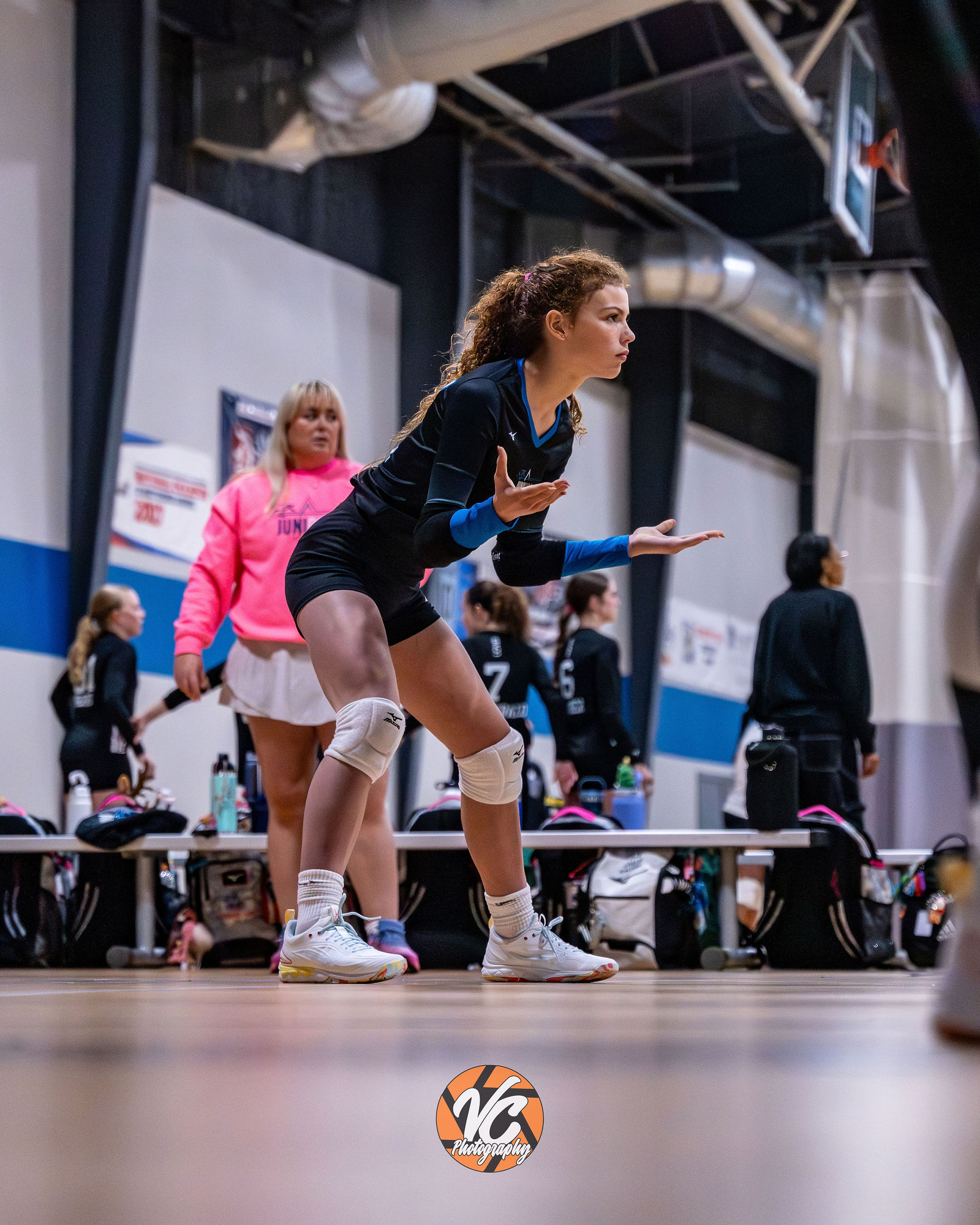 CTX 12U Mizuno volleyball action photo in Buda Texas by VC Photography
