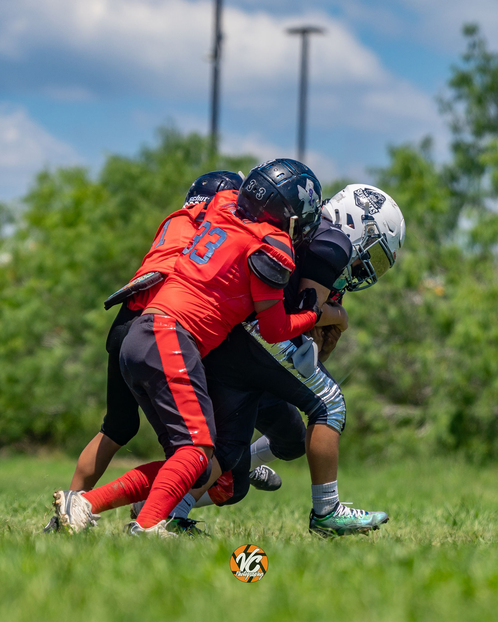 Youth football action photo from Bulldogs vs Silverbacks at CFPO Field
