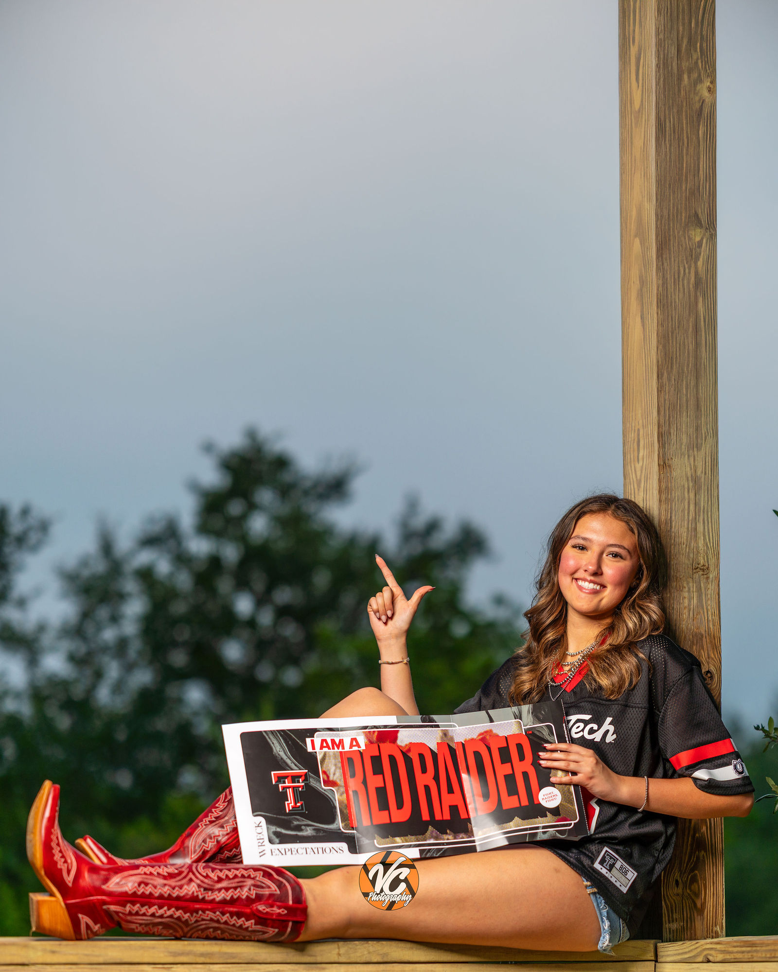 Aubrey Chavez senior portrait session at Charro Ranch Park Driftwood Texas by VC Photography