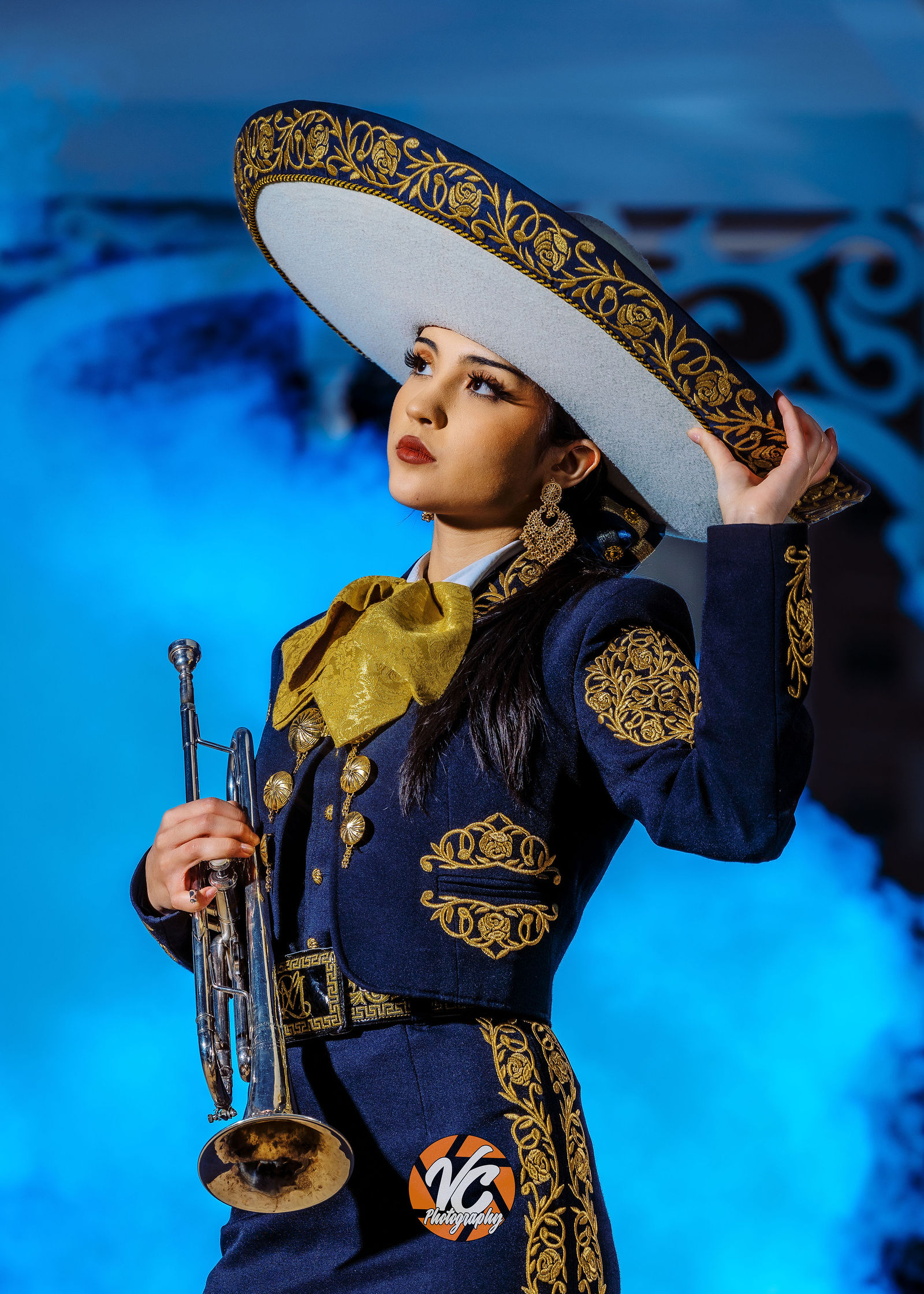 Lehman Mariachi Alessandra portrait session at the San Marcos Gazebo by VC Photography