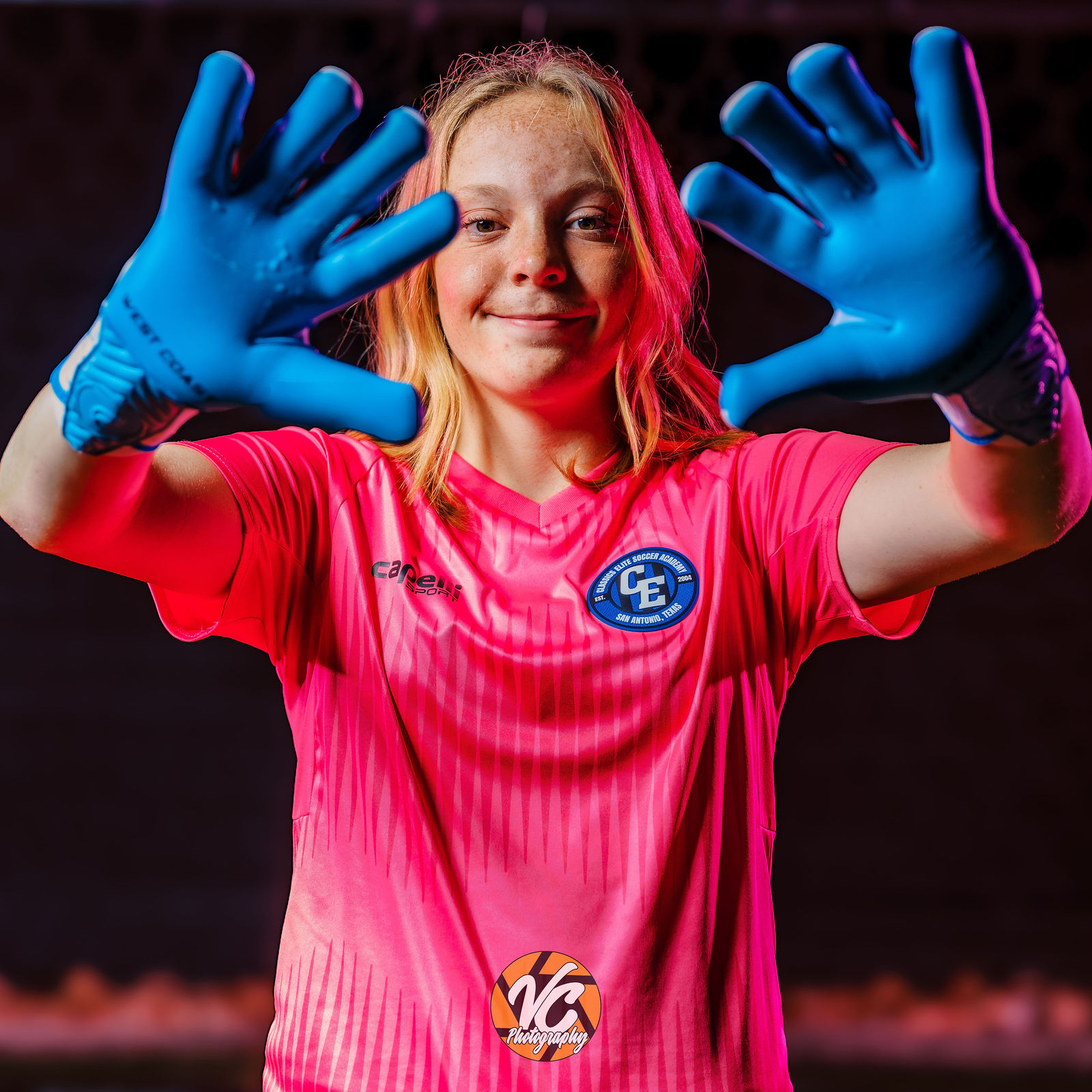 Austin TX sports photographer soccer portrait for FC Westlake athlete branding session