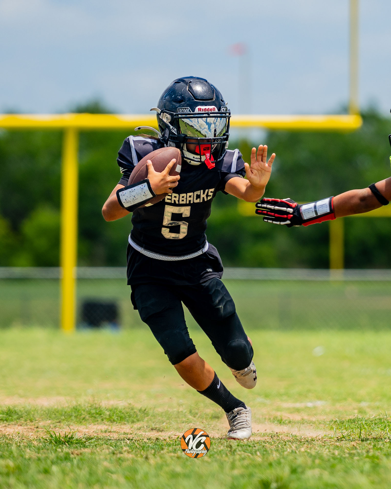 SilverBacks football athlete captured with cinematic sports photography style