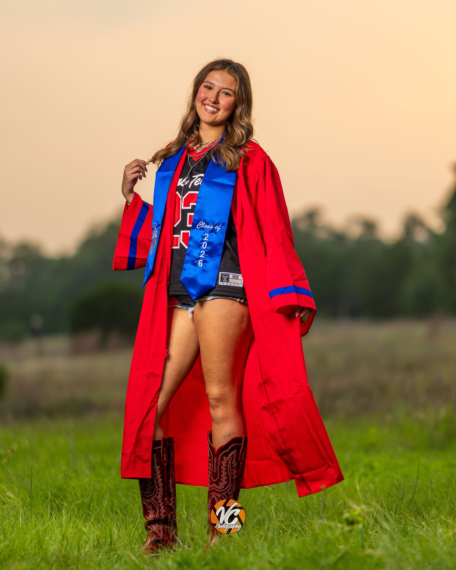 Kyle Texas Hays High School graduation photography session at Charro Ranch Park Driftwood