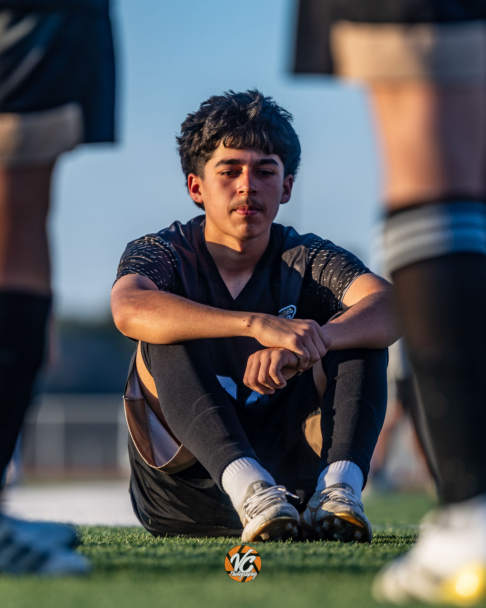 High school soccer action photography at Johnson Football Fields in Central Texas