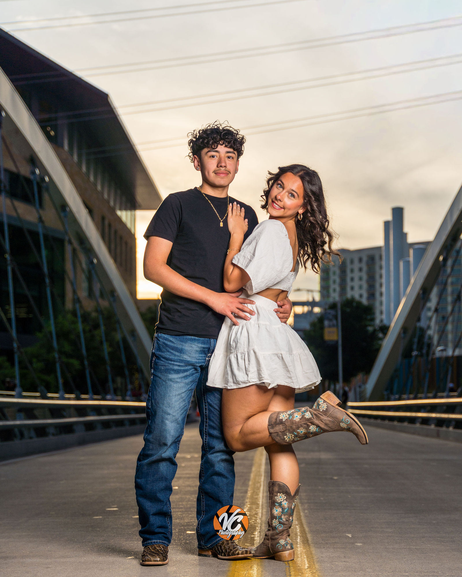 Butterfly Bridge portrait session in Austin Texas by VC Photography
