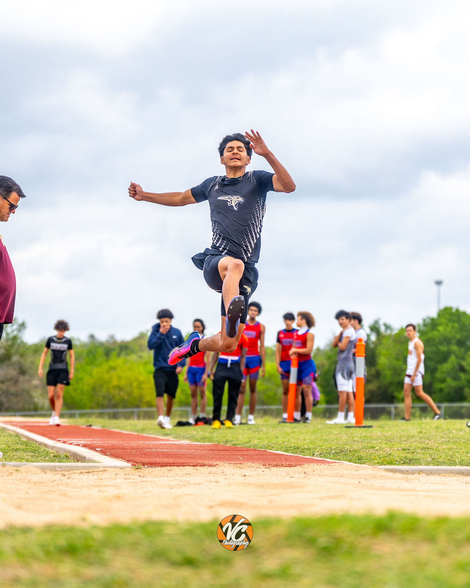 Buda Texas running event photo for Johnson High School track athlete